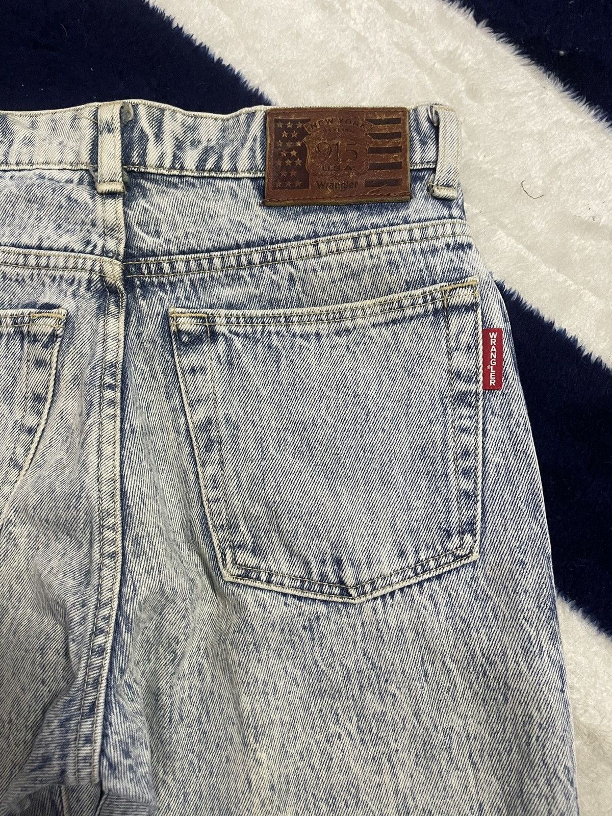 Japanese Brand × Wrangler Wrangler Acid Wash Jeans (14) Size US 28 / EU 44 - 5 Thumbnail