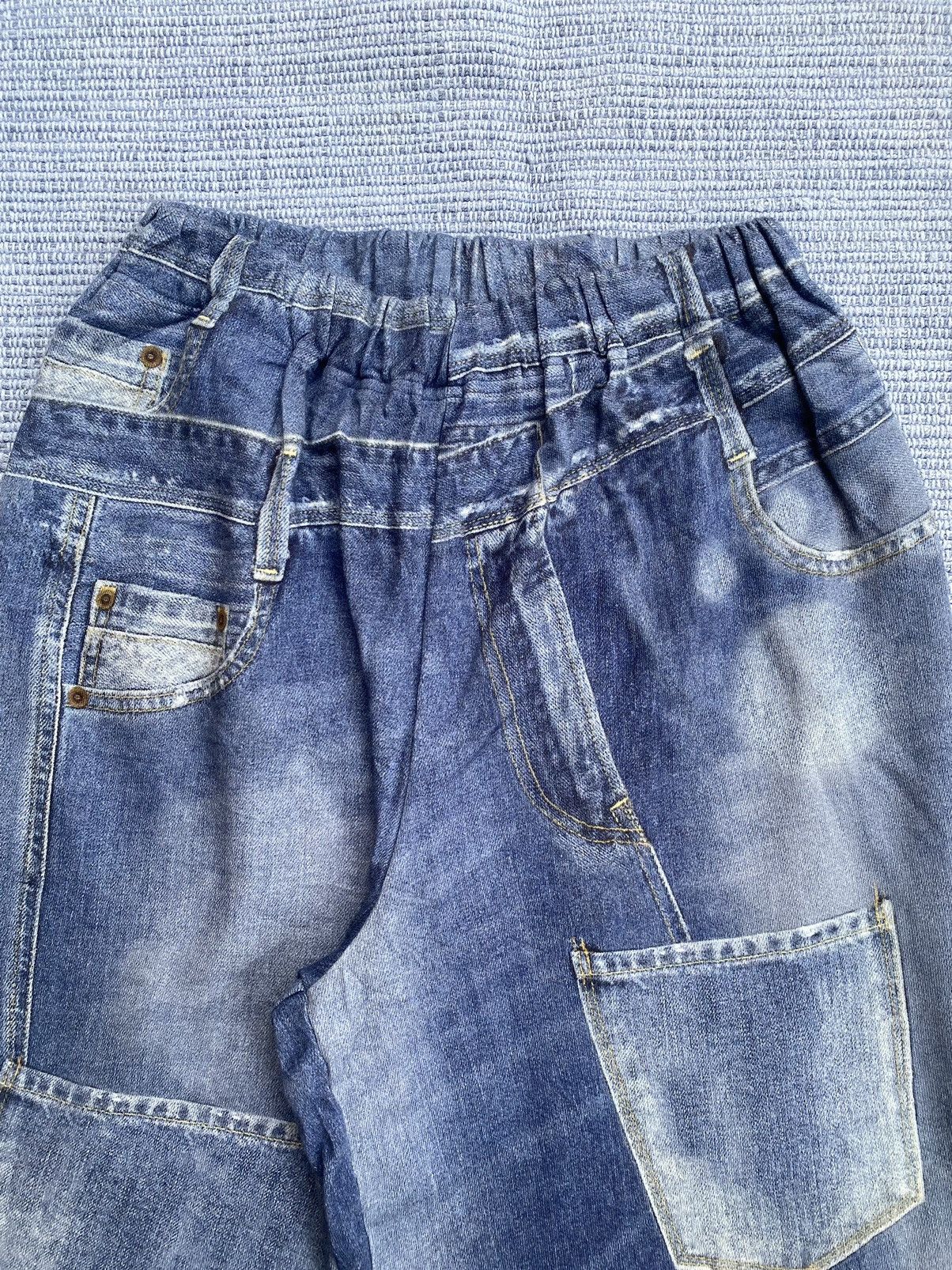 Issey Miyake tsumori chisato room wide pants denim printed Size 25" / US 0 / IT 36 - 4 Thumbnail