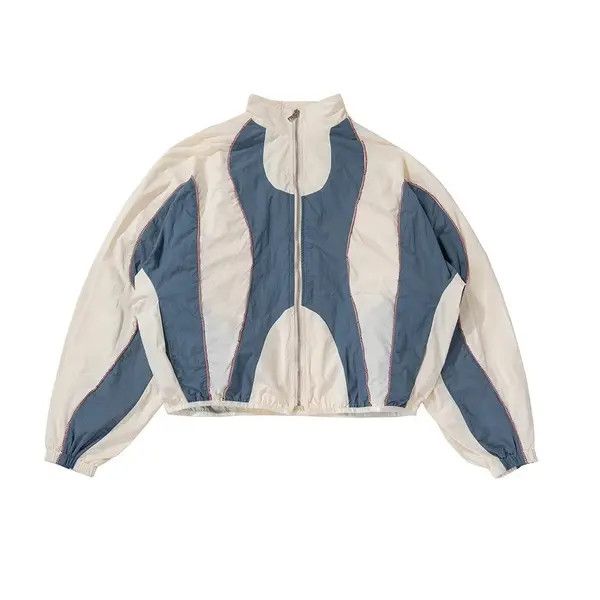 VIBE Patchwork Nylon Hombre Oversized Loose Jacket y2k Size US L / EU 52-54 / 3 - 1 Thumbnail
