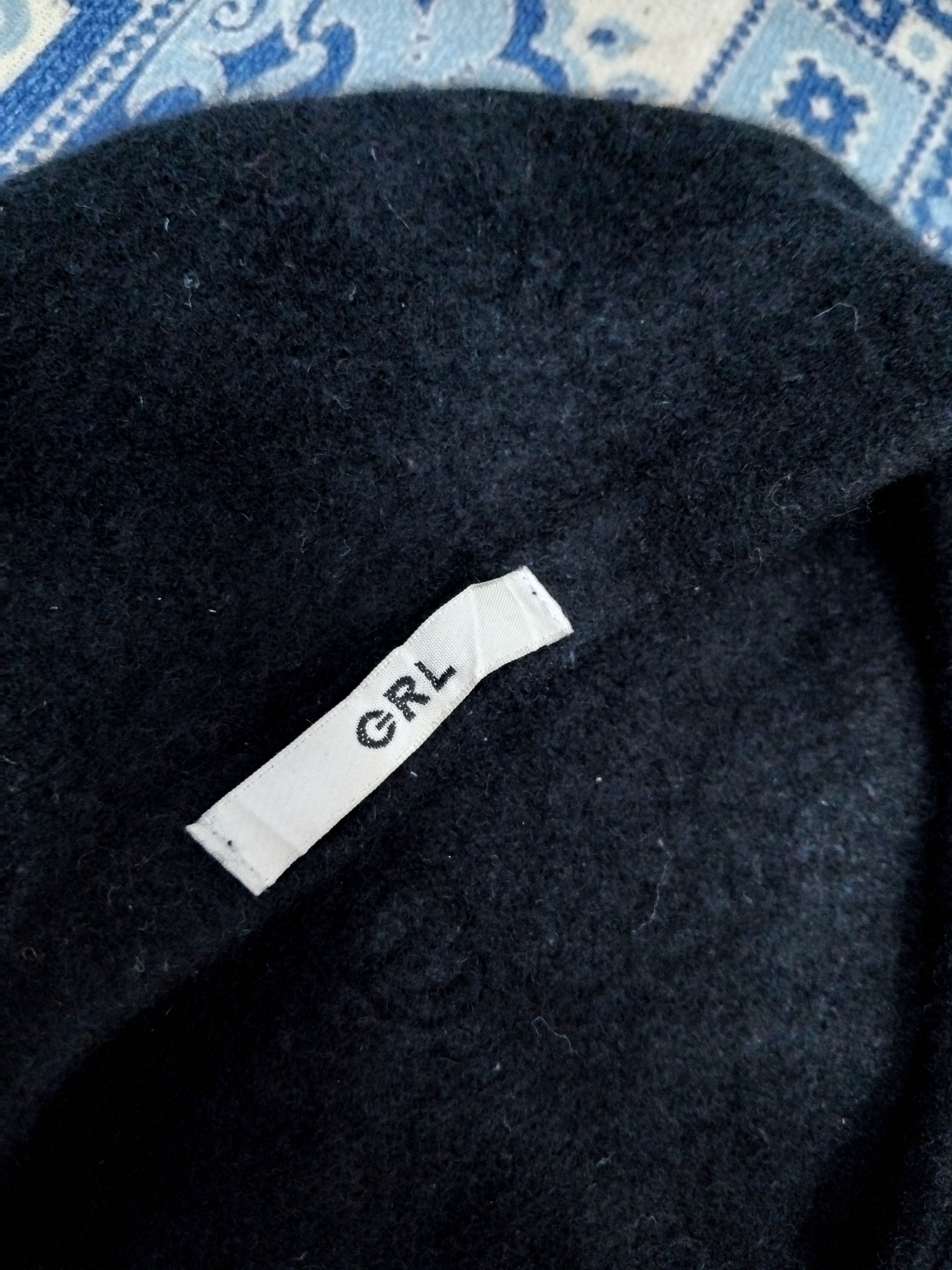 Japanese Brand 💥GRL Black colour Japanese style hat Size ONE SIZE - 3 Thumbnail