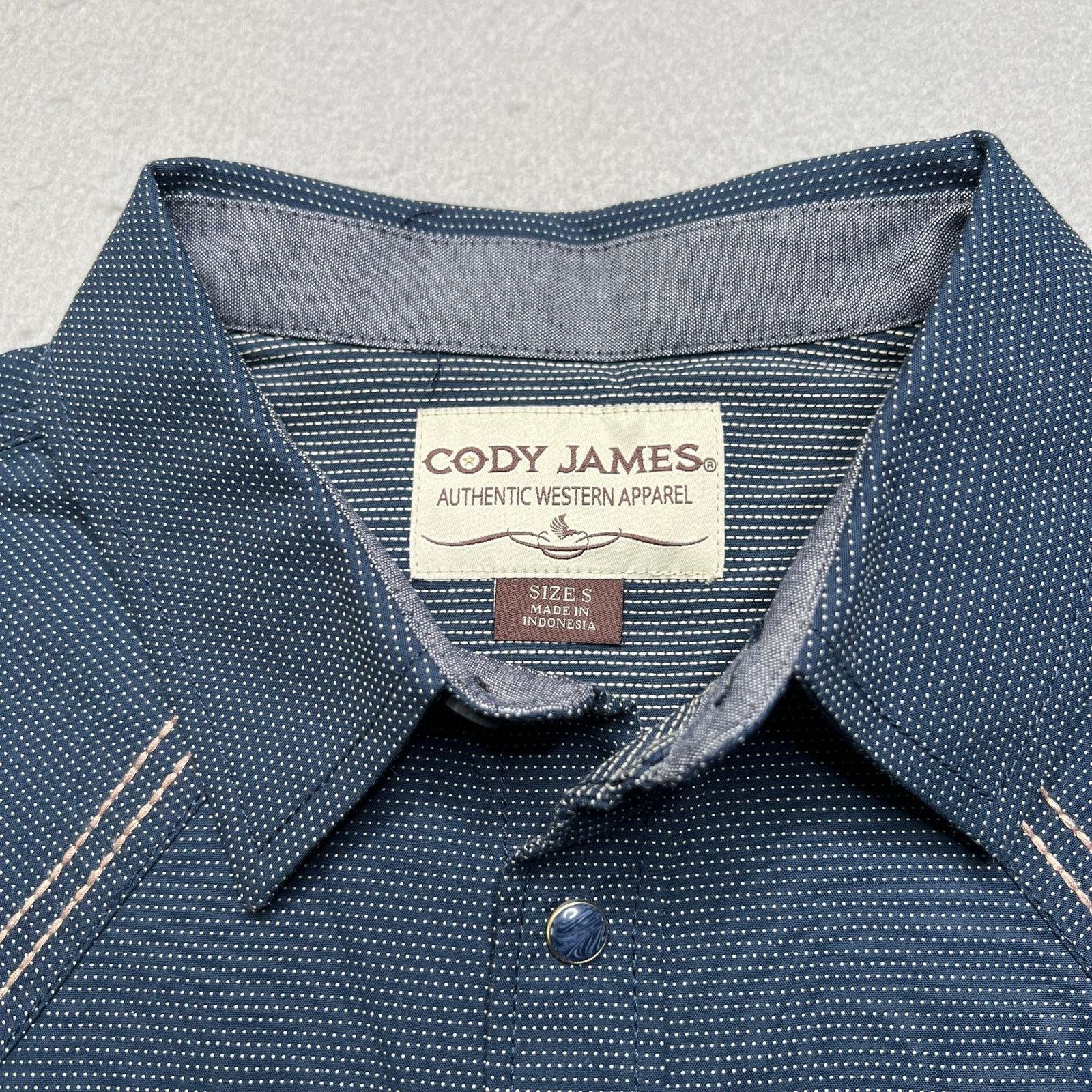 Cody James Cody James Western Pearl Snap Shirt Men’s Small Long Sleeve Size US S / EU 44-46 / 1 - 2 Thumbnail