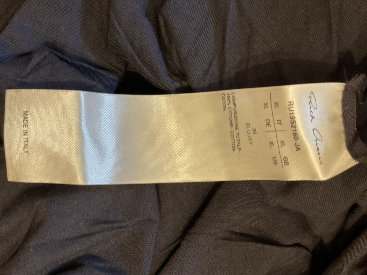 Rick Owens Drkshdw Rick Owens SS19 Babel Tank Top (Blujay) Size US XL / EU 56 / 4 - 4 Thumbnail