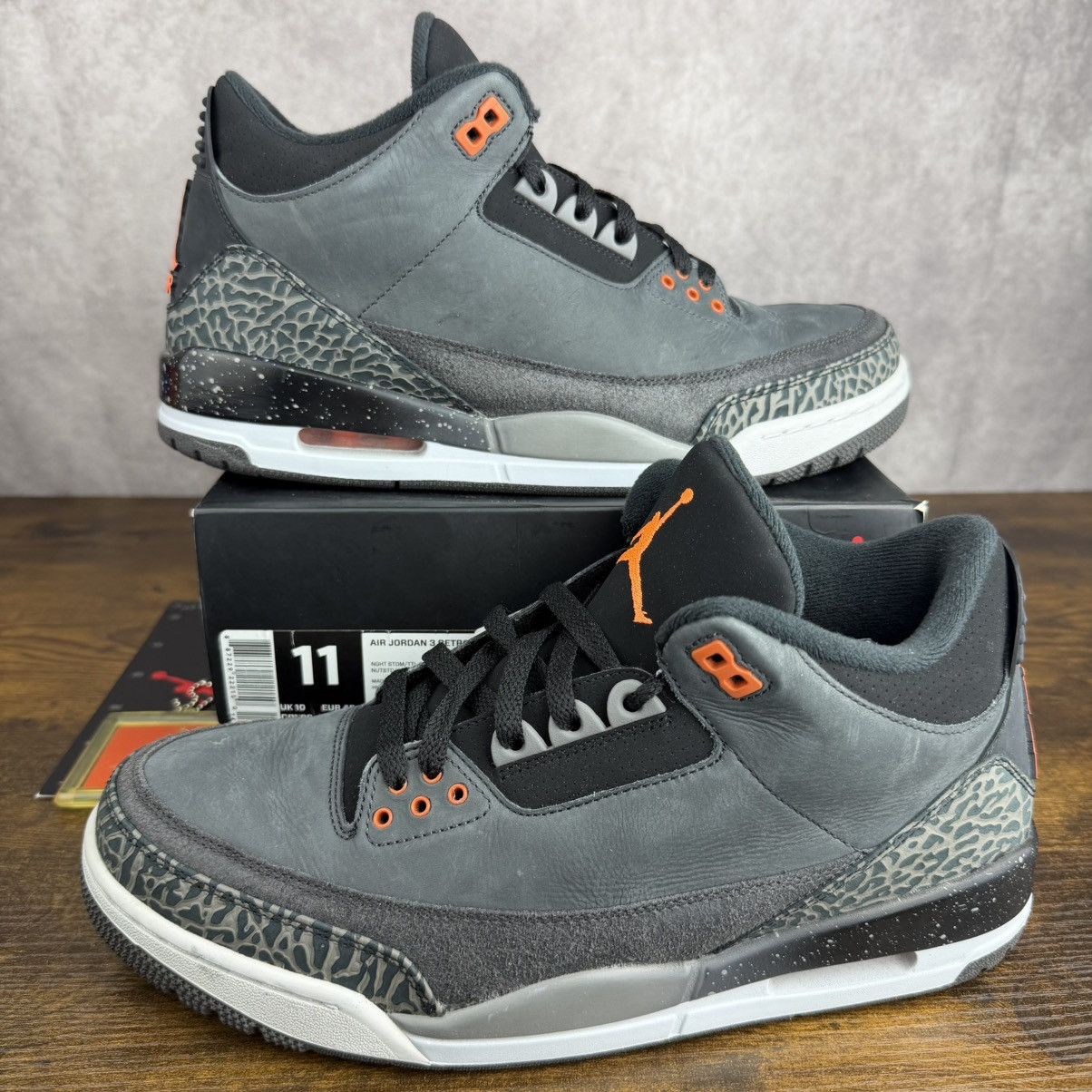 Jordan Brand Air Jordan 3 Retro Fear Pack 2013 Size 11 626967-040 OG Rare Size US 11 / EU 44 - 2 Thumbnail