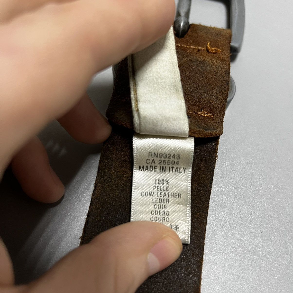 Diesel Vintage Diesel Leather Belt Made in Italy Size ONE SIZE - 9 Thumbnail