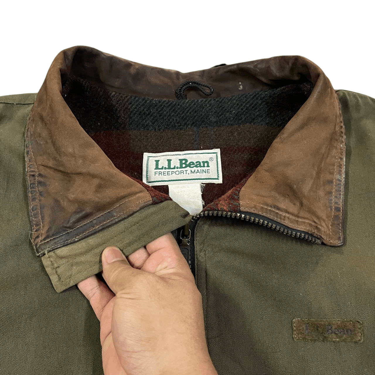 L.L. Bean Vintage 80's L.L. Bean Bomber Jacket Blanket Lined Size US L / EU 52-54 / 3 - 8 Thumbnail