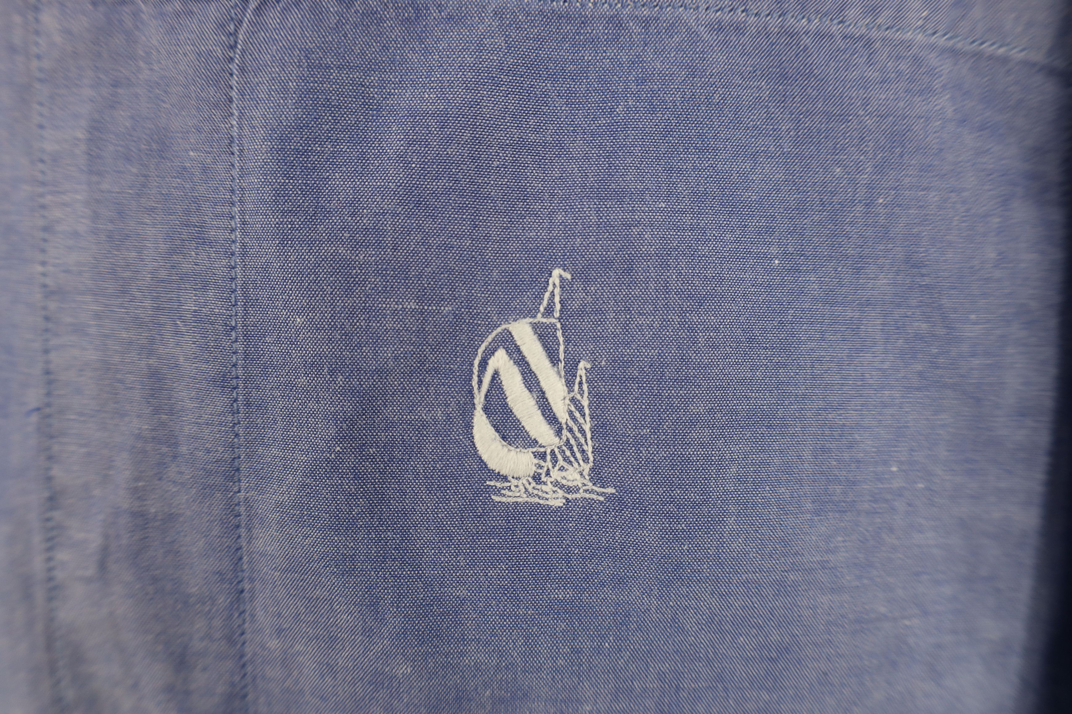 Nautica Vintage 90s Nautica Baggy Chambray Button Down Shirt Size US M / EU 48-50 / 2 - 4 Thumbnail