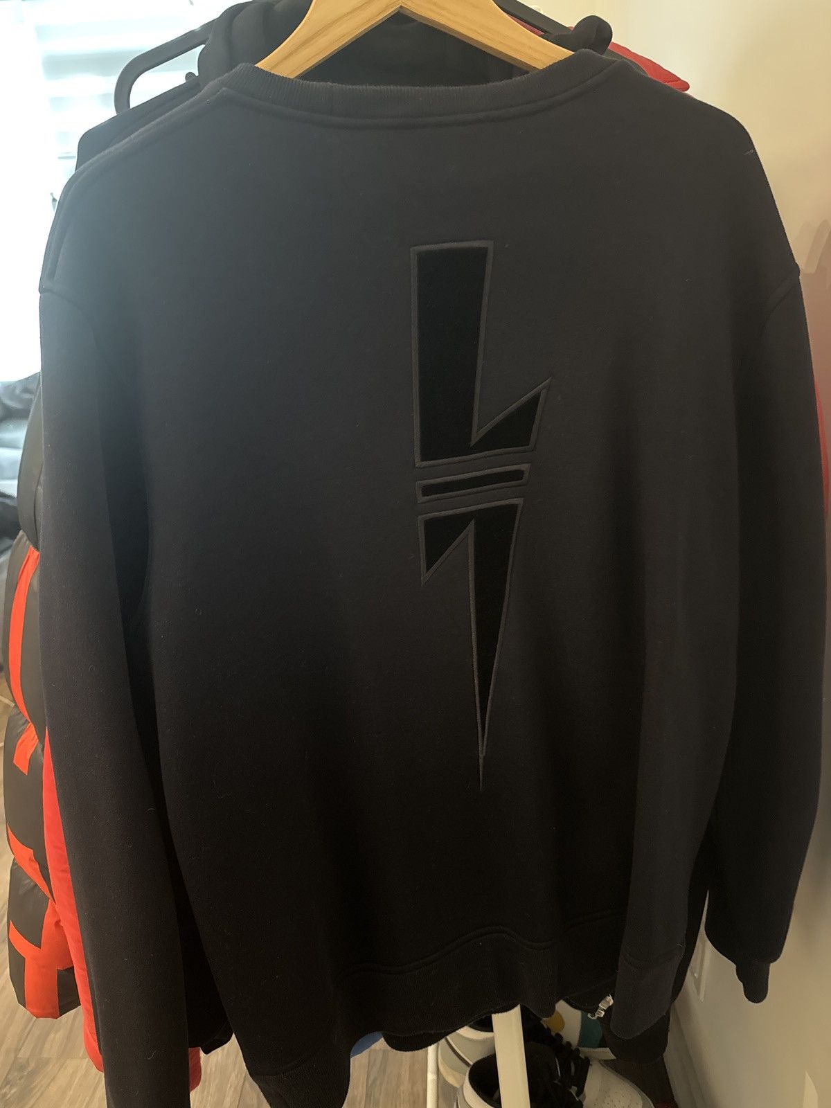 Neil Barrett Neil Barrett Crewneck sweater Size US L / EU 52-54 / 3 - 2 Thumbnail