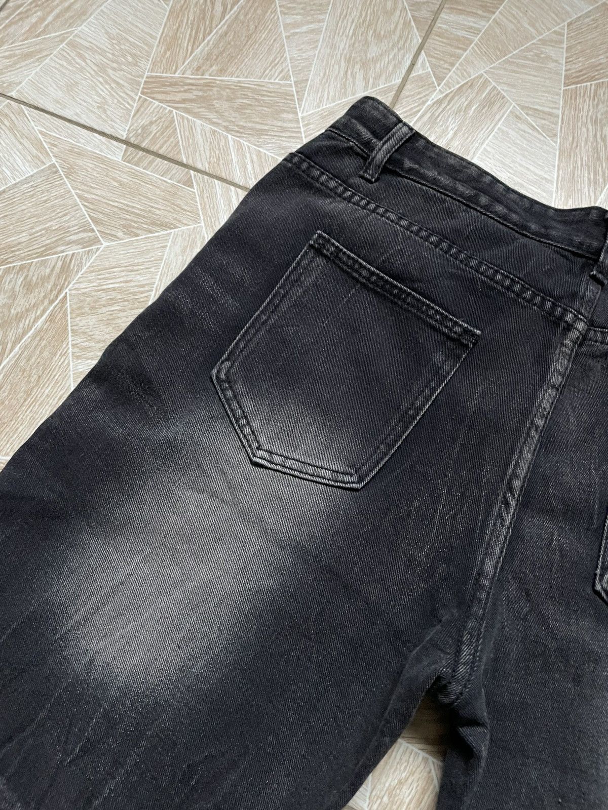 Designer × Vintage Avant Garde Y2K Distressed Vintage Washed 90s Custom Jeans Size US 34 / EU 50 - 8 Thumbnail