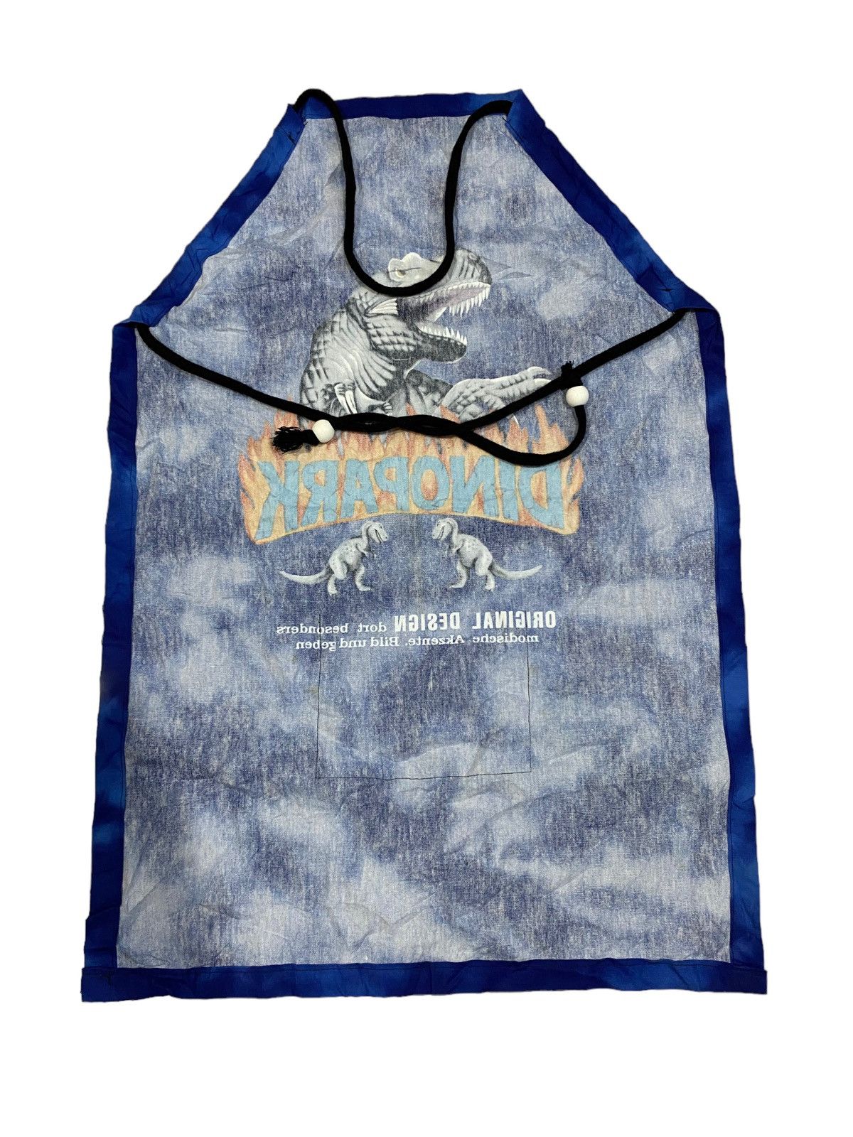 Vintage 💥DINOPARK Dinosaur T-rex nice Apron Size ONE SIZE - 2 Thumbnail