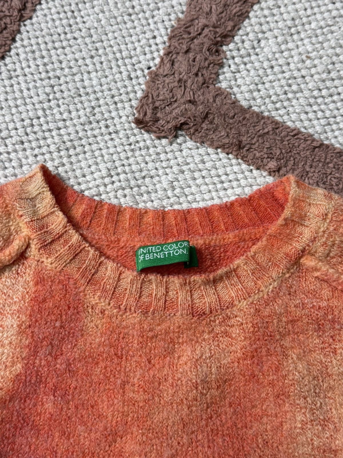 United Colors Of Benetton UNITED COLORS OF BENETTON ITALY TERMO WOOL SWEATER Size S / US 4 / IT 40 - 2 Thumbnail