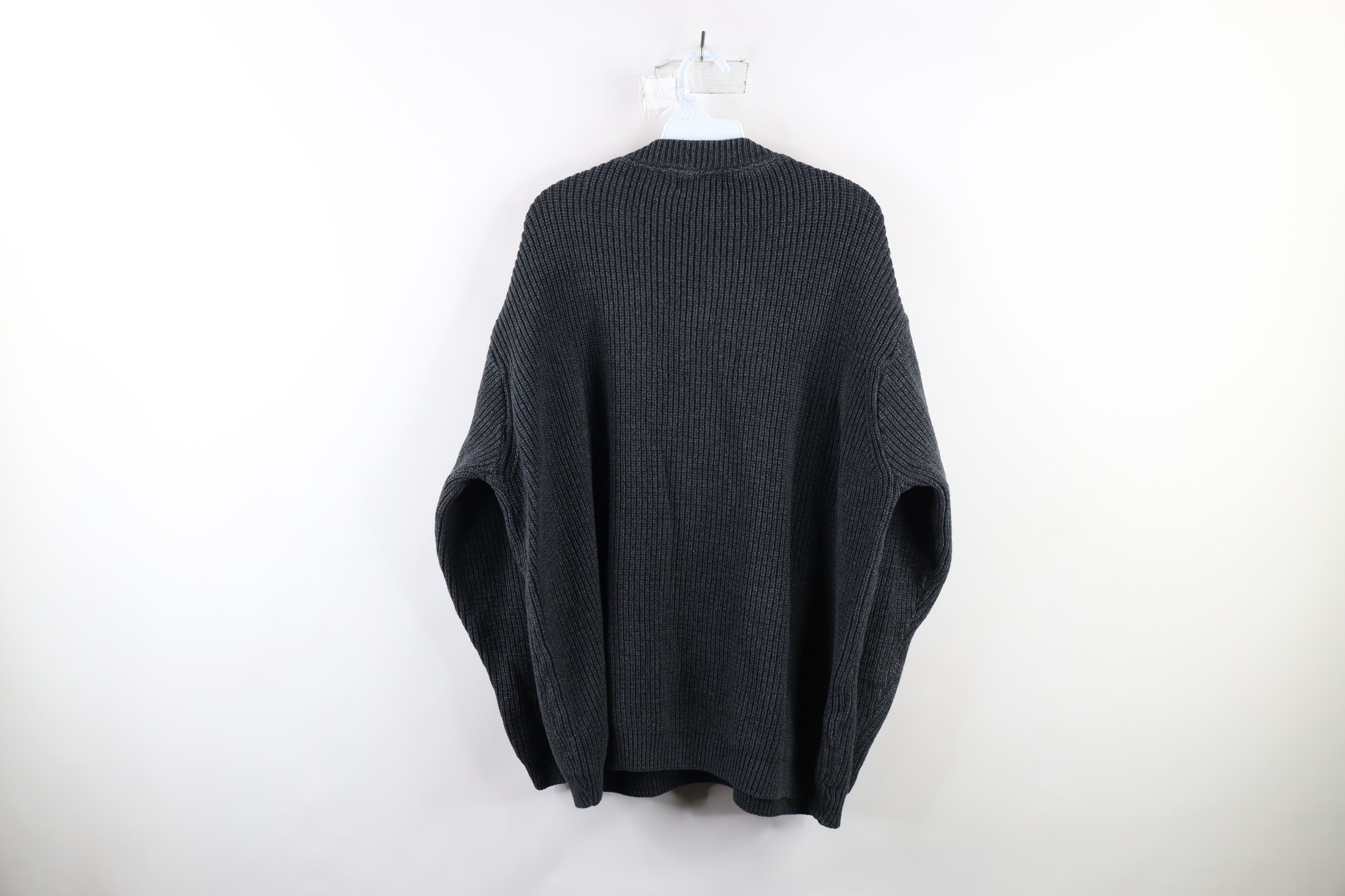 Eddie Bauer Vintage 90s Eddie Bauer Ribbed Knit Henley Sweater USA Size US XXL / EU 58 / 5 - 6 Thumbnail
