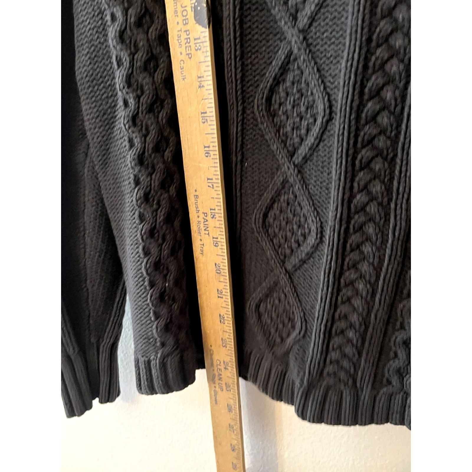 Eddie Bauer Eddie Bauer Sweater Turtleneck Cable-Knit Women L Black Pullover Casual Seasonal Classic Outdoor Preppy Size L / US 10 / IT 46 - 4 Thumbnail