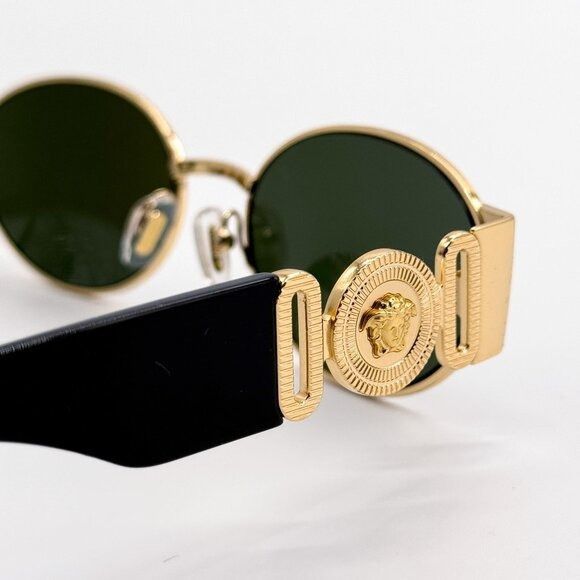 Versace NEW VERSACE SUNGLASSES VE2299 1002/71 GREEN WOMEN EYEWEAR VE Size ONE SIZE - 5 Thumbnail