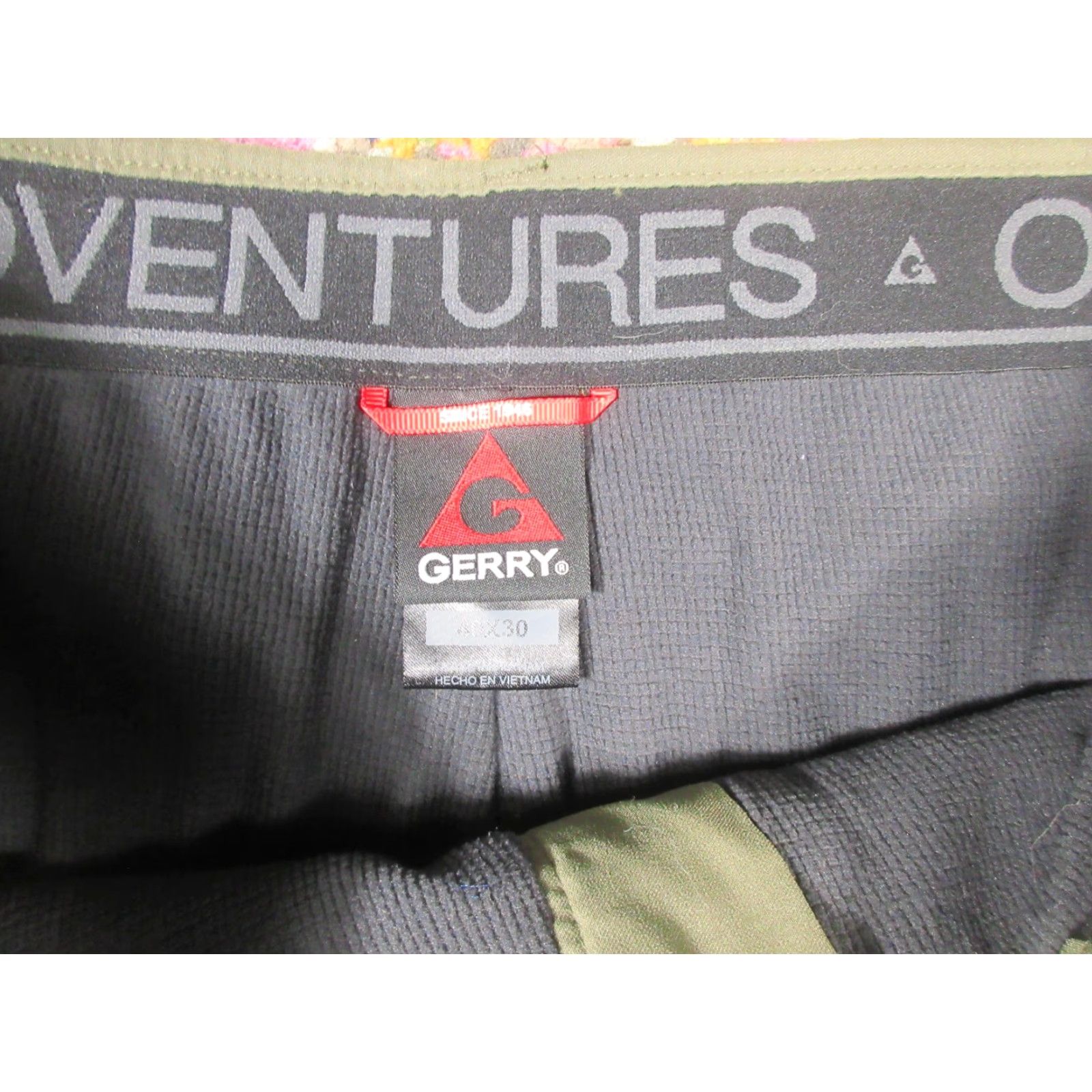 Vintage Gerry Mens Venture Fleece Lined Stretch Comfort Pant 40x30 Green Water Repellent Weather-Resistant Outdoor Hiking Pants Mens Regular 40 Green Size US 40 / EU 56 - 3 Thumbnail