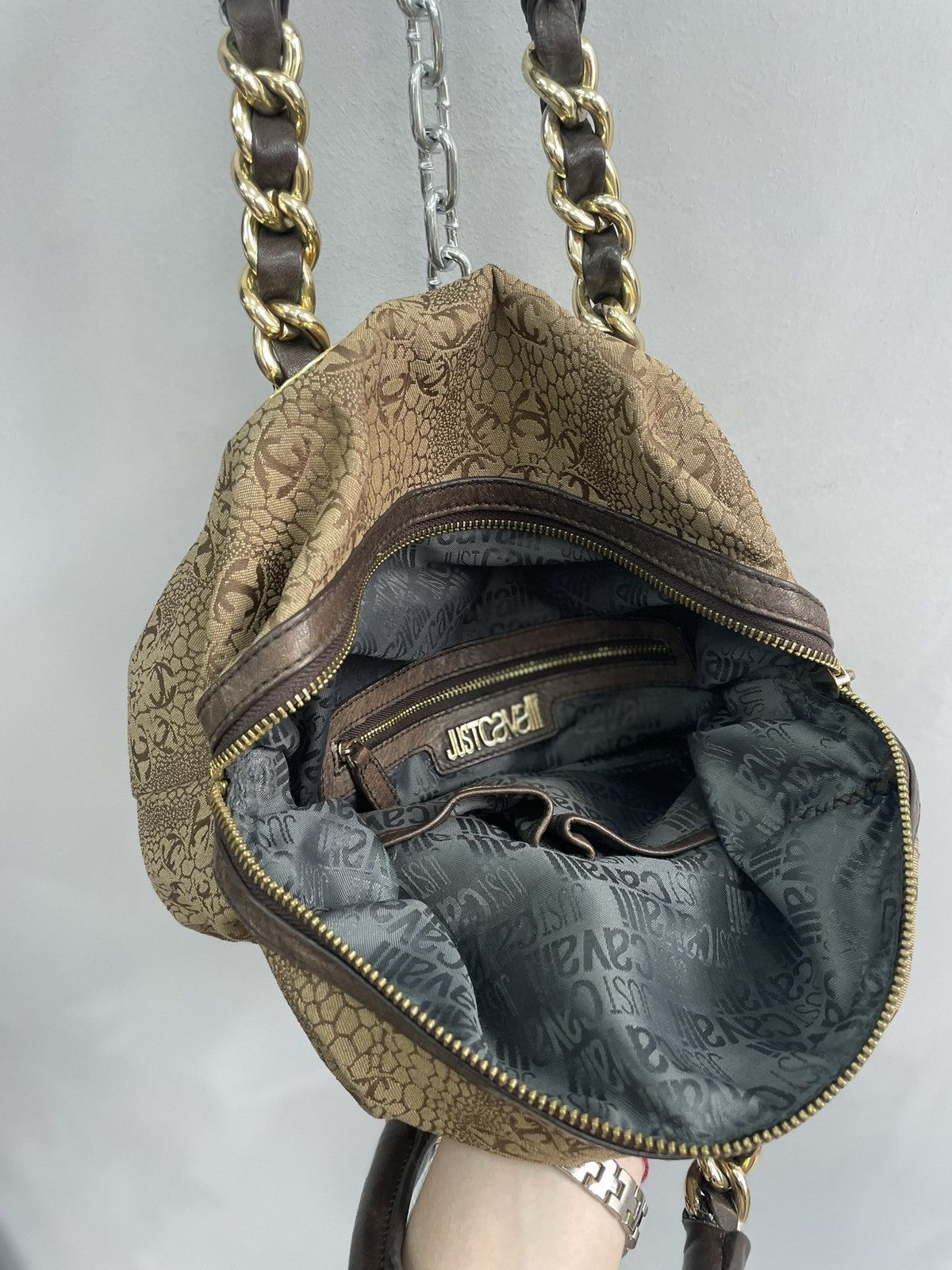 Roberto Cavalli Vintage roberto Cavalli canvas bag y2k rare Size ONE SIZE - 10 Thumbnail