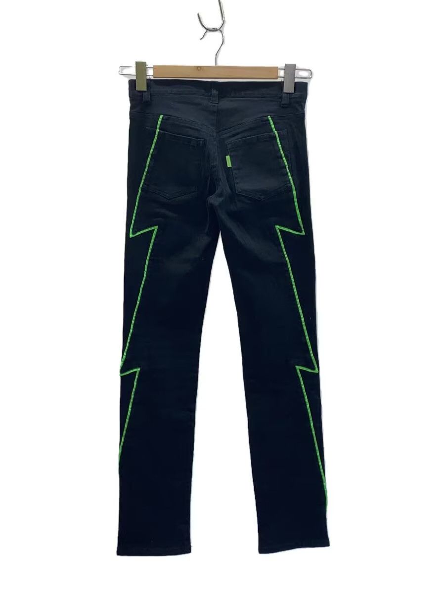 Undercover SS01 "CHAOTIC DISCORD" Lightning Denim Jeans Size 25" / US 0 / IT 36 - 2 Thumbnail