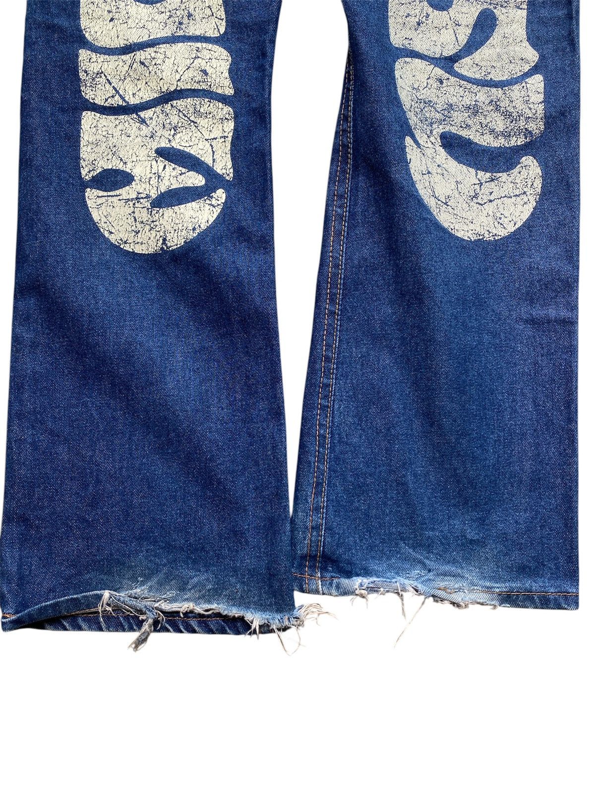 Japanese Brand × Vintage FLARE🔥 japanese brand mighty evisu daicock jeans Size US 30 / EU 46 - 3 Thumbnail