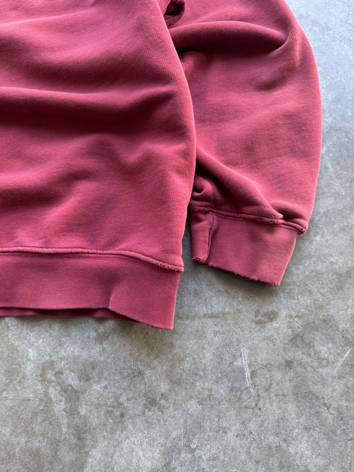Nike Vintage 1990’s Nike Grey Tag Thick Burgundy Faded Sweatshirt Size US L / EU 52-54 / 3 - 2 Thumbnail