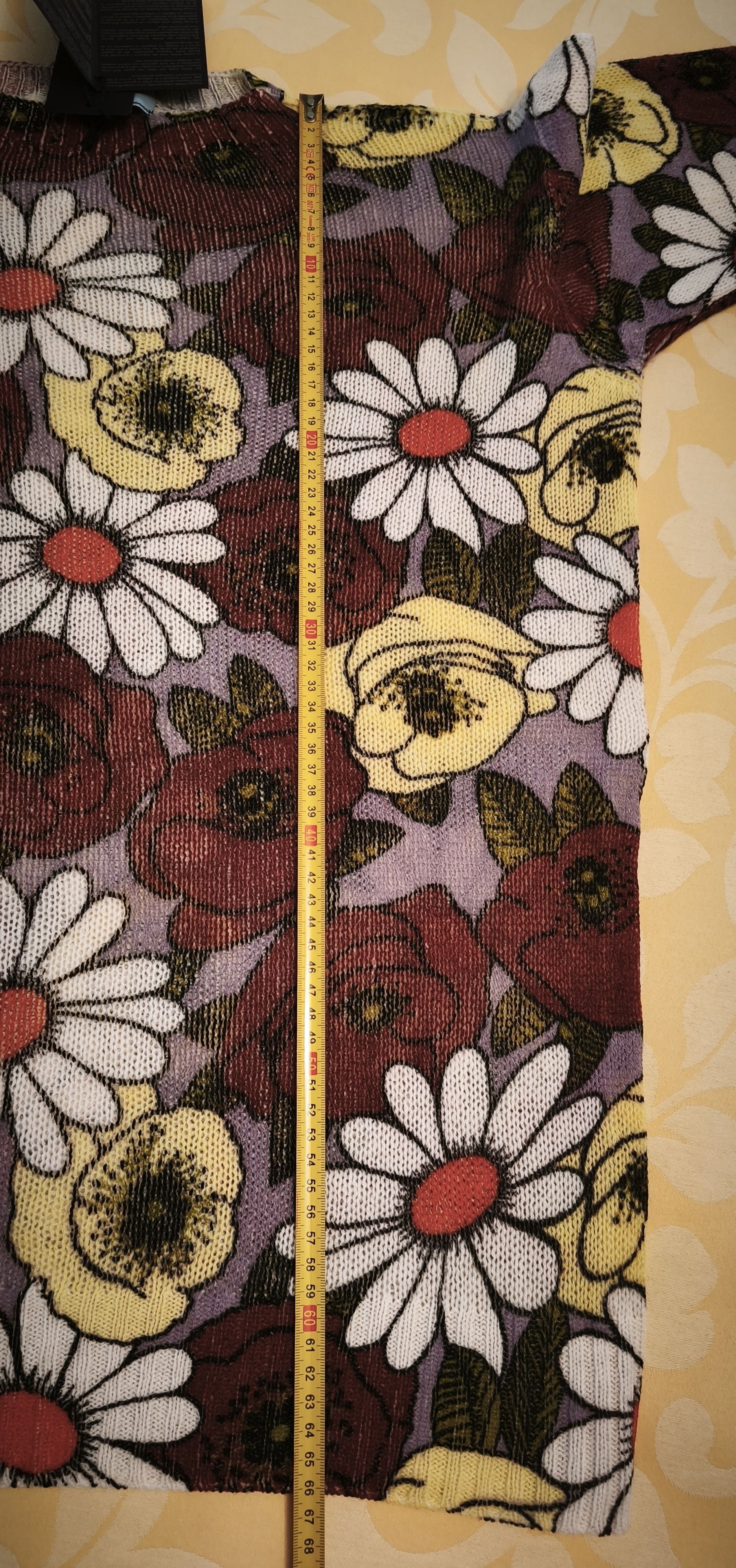Prada Flower print oversize sweater Size S / US 4 / IT 40 - 16 Thumbnail
