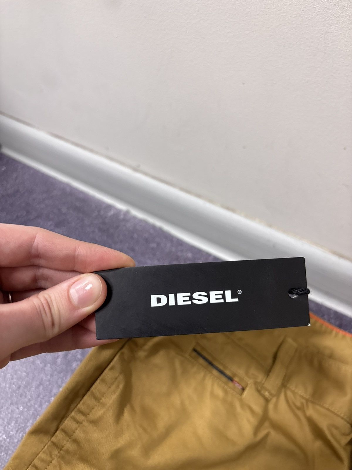 Diesel Diesel P-Madox NWT Men’s Mustard Orange Straight Fit Pants Size US 32 / EU 48 - 6 Thumbnail