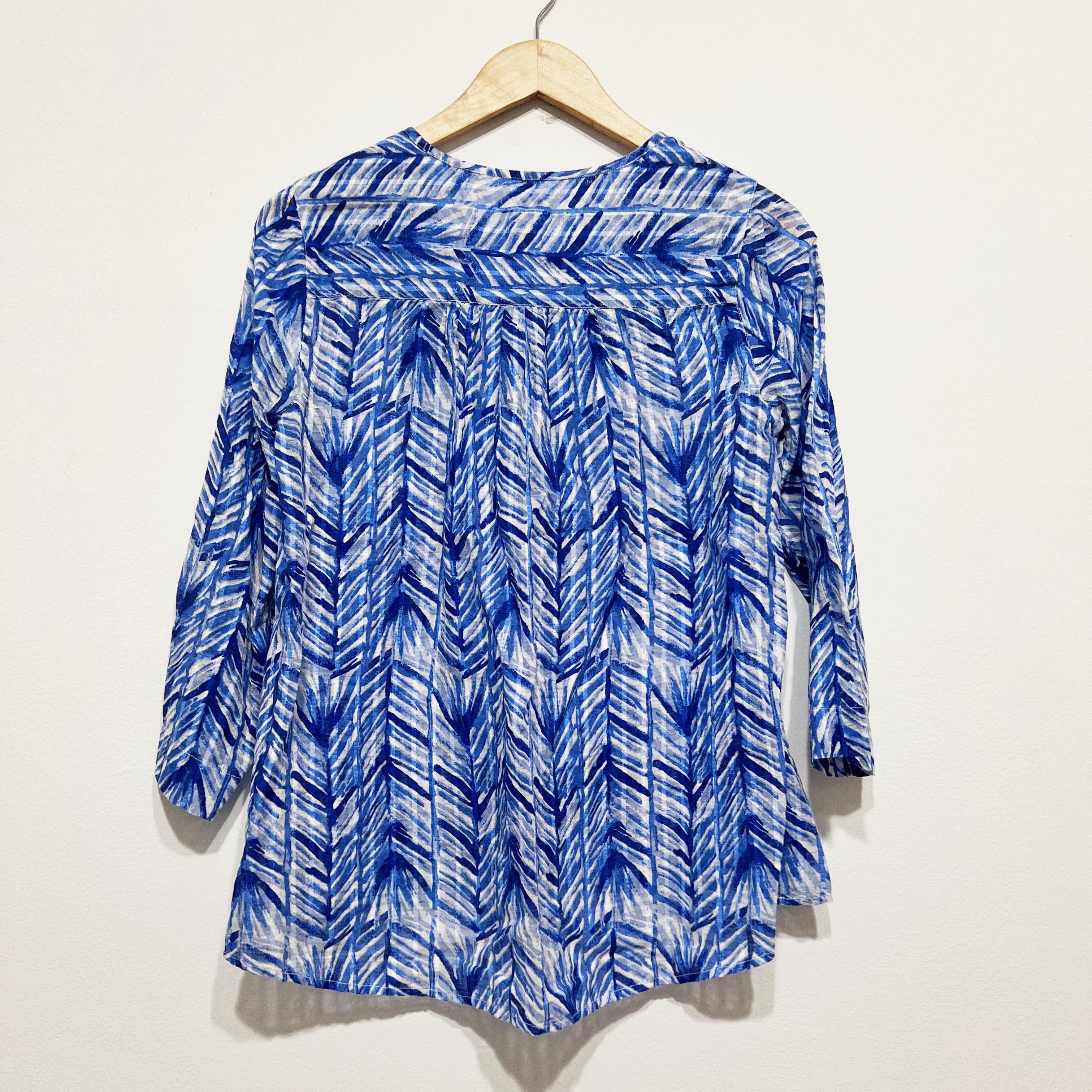 Lilly Pulitzer Lilly Pulitzer Nalani Cotton Pin Tuck Pleated Size XS / US 0-2 / IT 36-38 - 3 Thumbnail