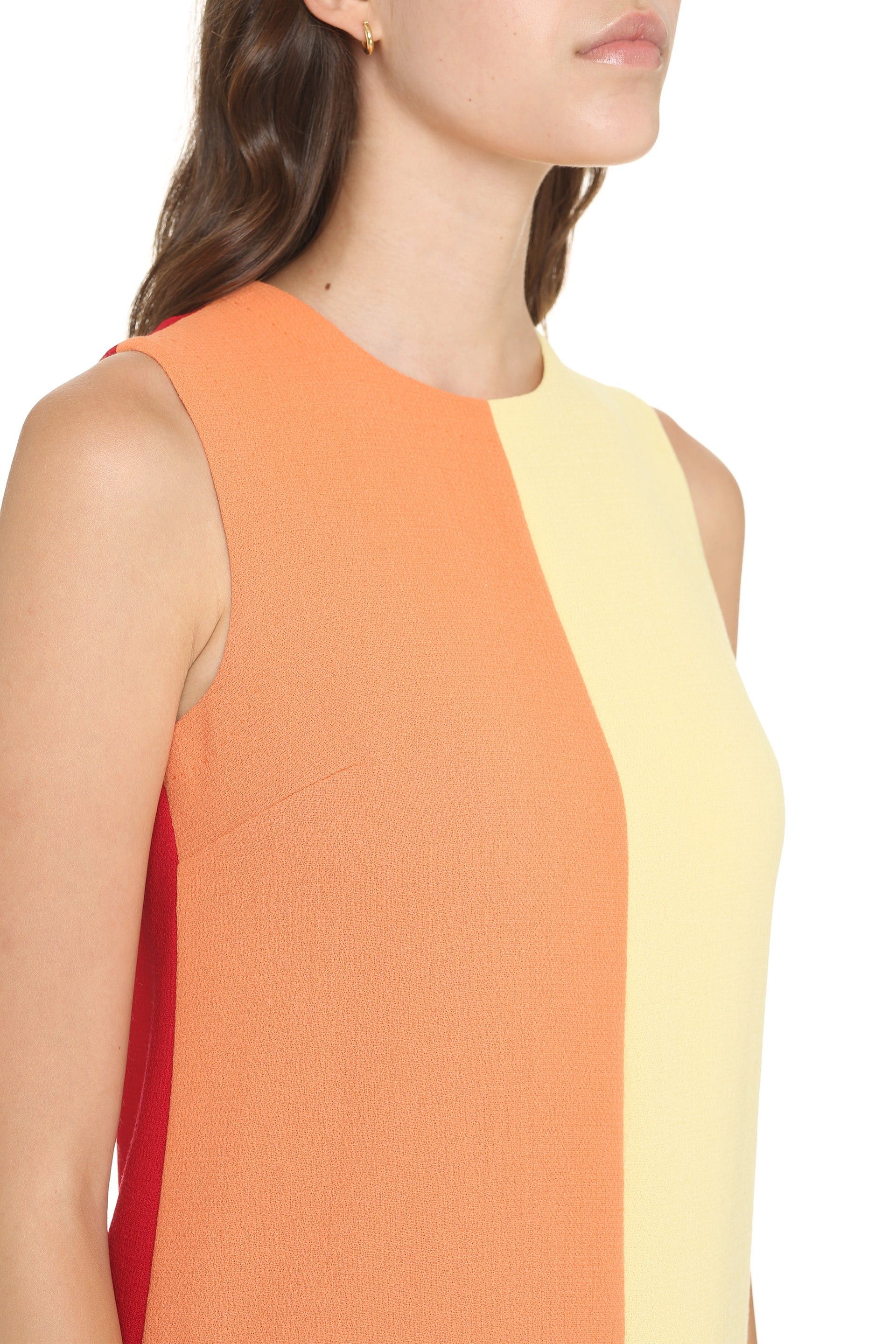 Designer o1y0825 Mini Dress in Yellow/Orange Size S / US 4 / IT 40 - 4 Thumbnail