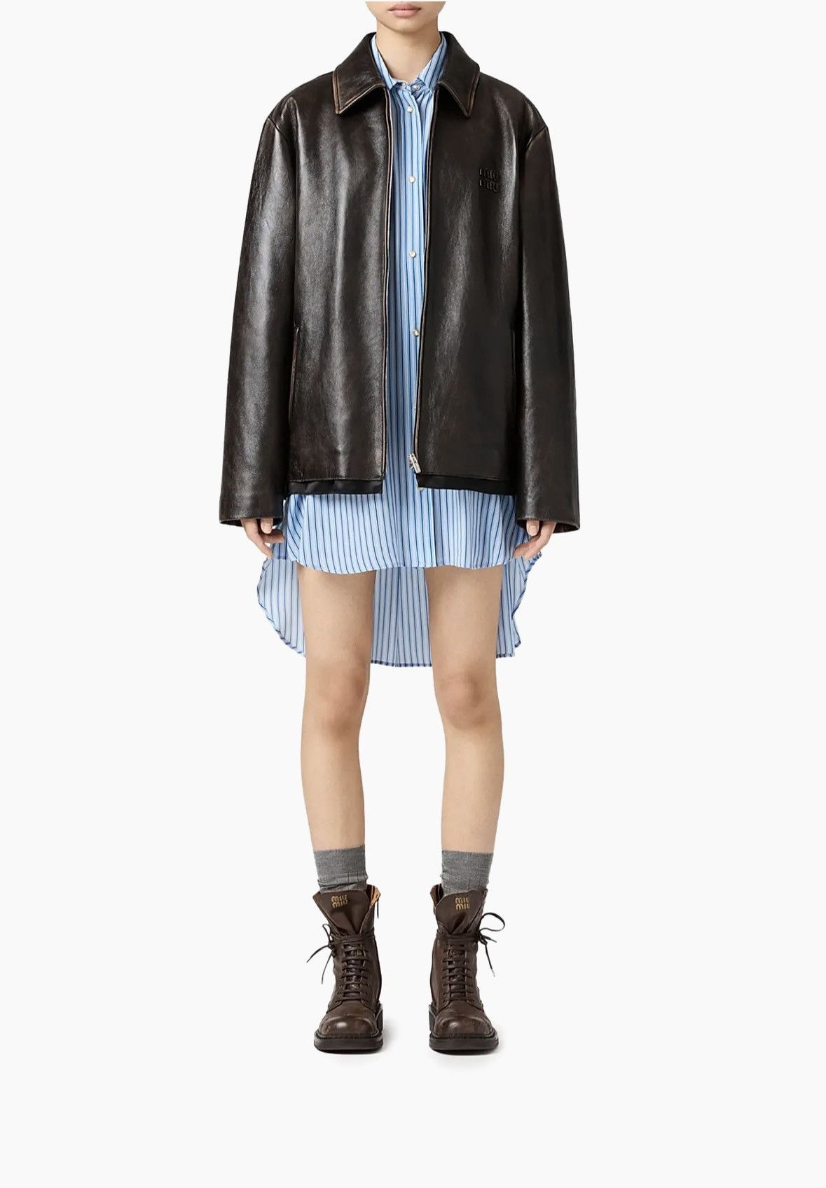 Marlboro Classics Vintage malboro leather jacket miu miu style Size US XL / EU 56 / 4 - 7 Thumbnail