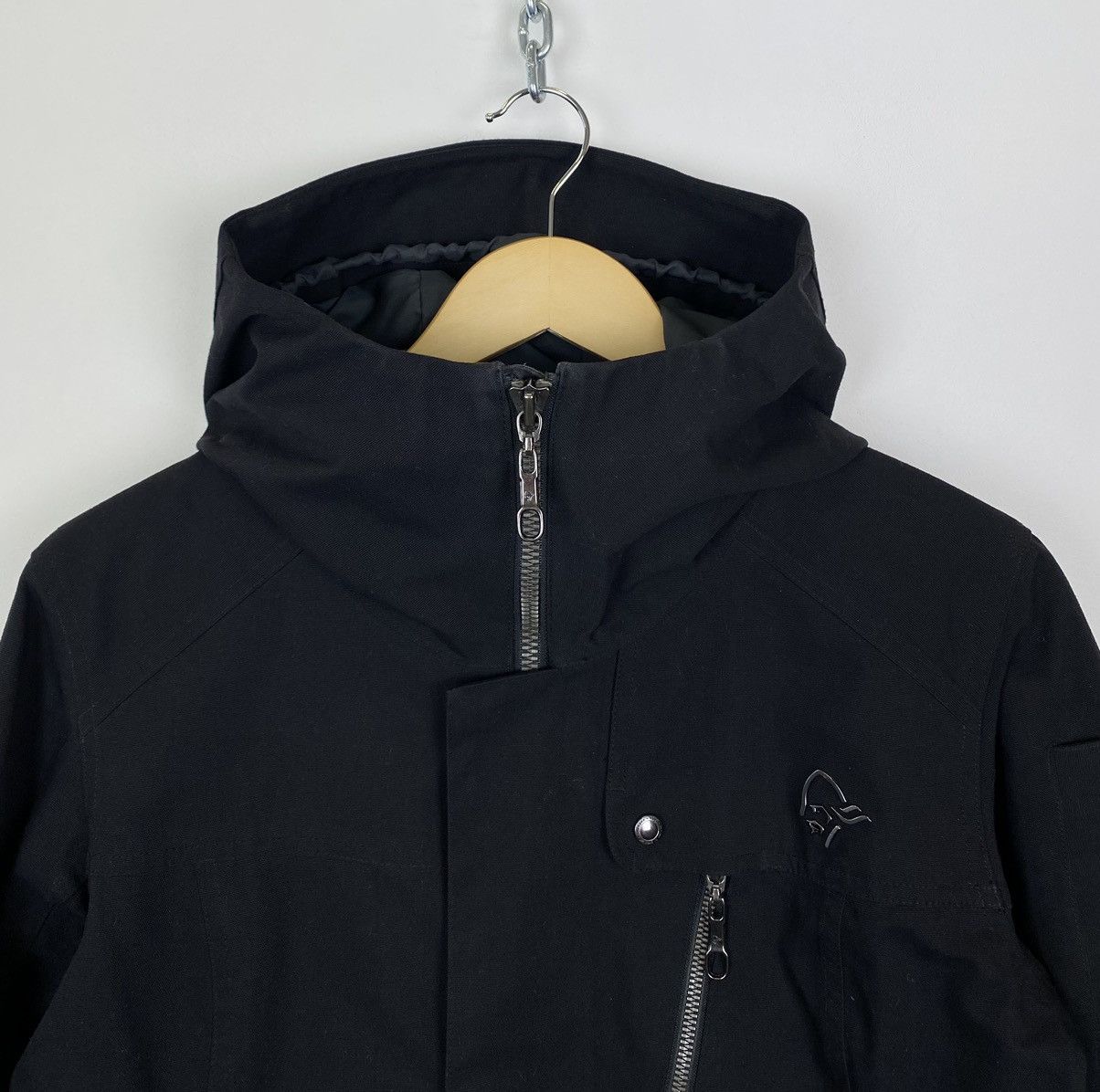 Norrona Norrona Full Zip Hooded Jacket Womens Outdoor Gorpcore Black Size S / US 4 / IT 40 - 2 Thumbnail