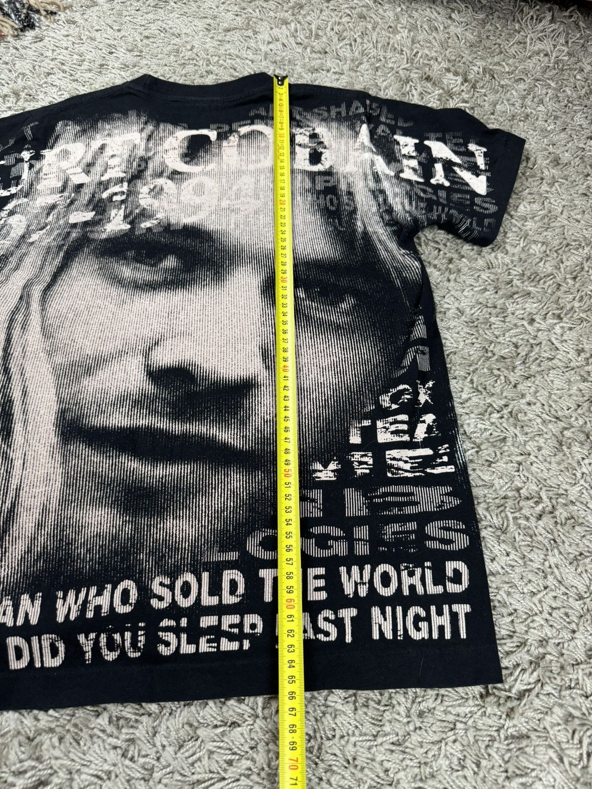 Nirvana Vintage rock t shirt Kurt Cobain 90s original music item Size US S / EU 44-46 / 1 - 5 Thumbnail