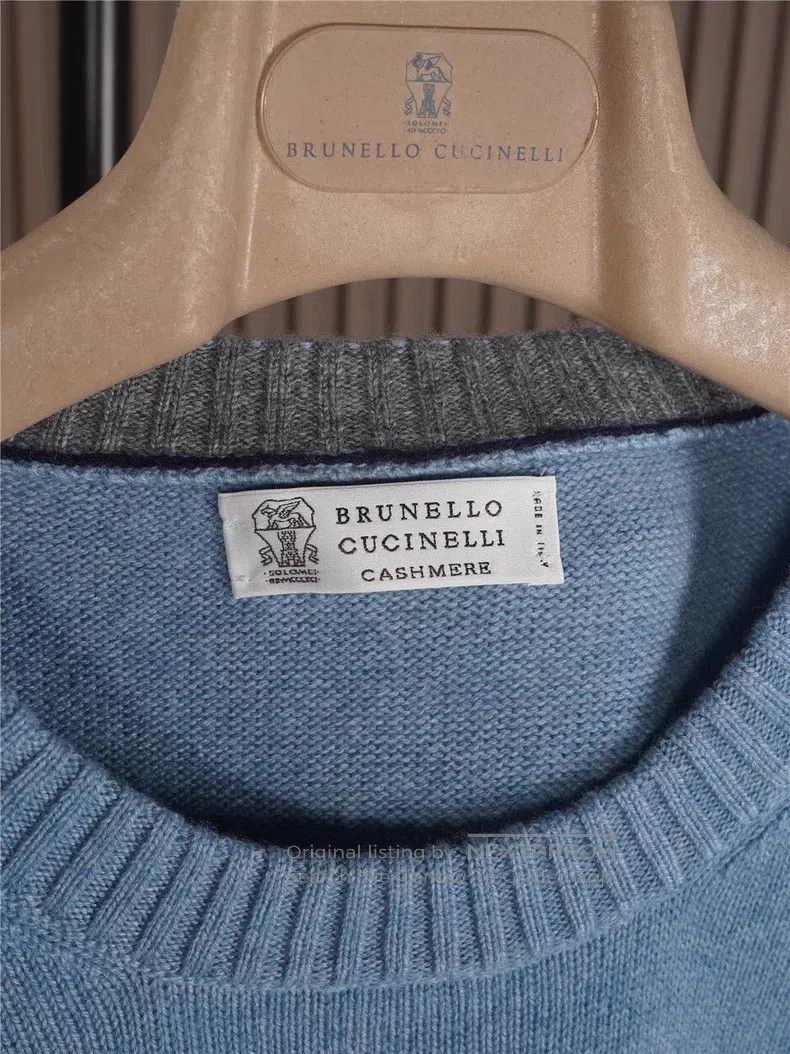 Brunello Cucinelli Brunello Cucinelli Fall/Winter Men's Thick Cashmere Sweate Size US M / EU 48-50 / 2 - 4 Thumbnail