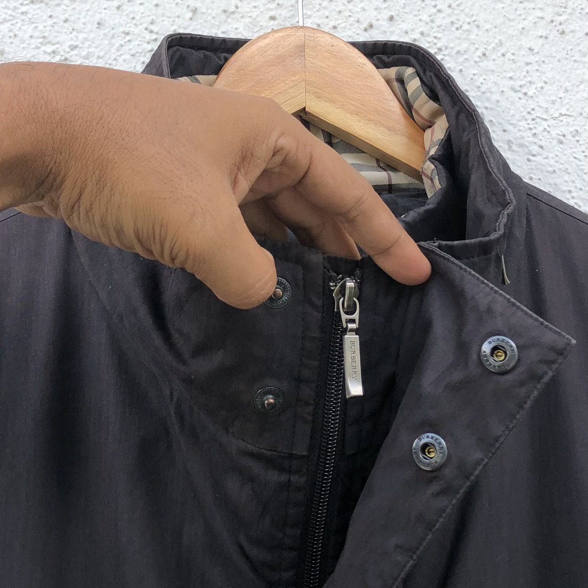 Burberry Burberry London Novacheck Button Zipper Parka Jacket Size US M / EU 48-50 / 2 - 11 Thumbnail