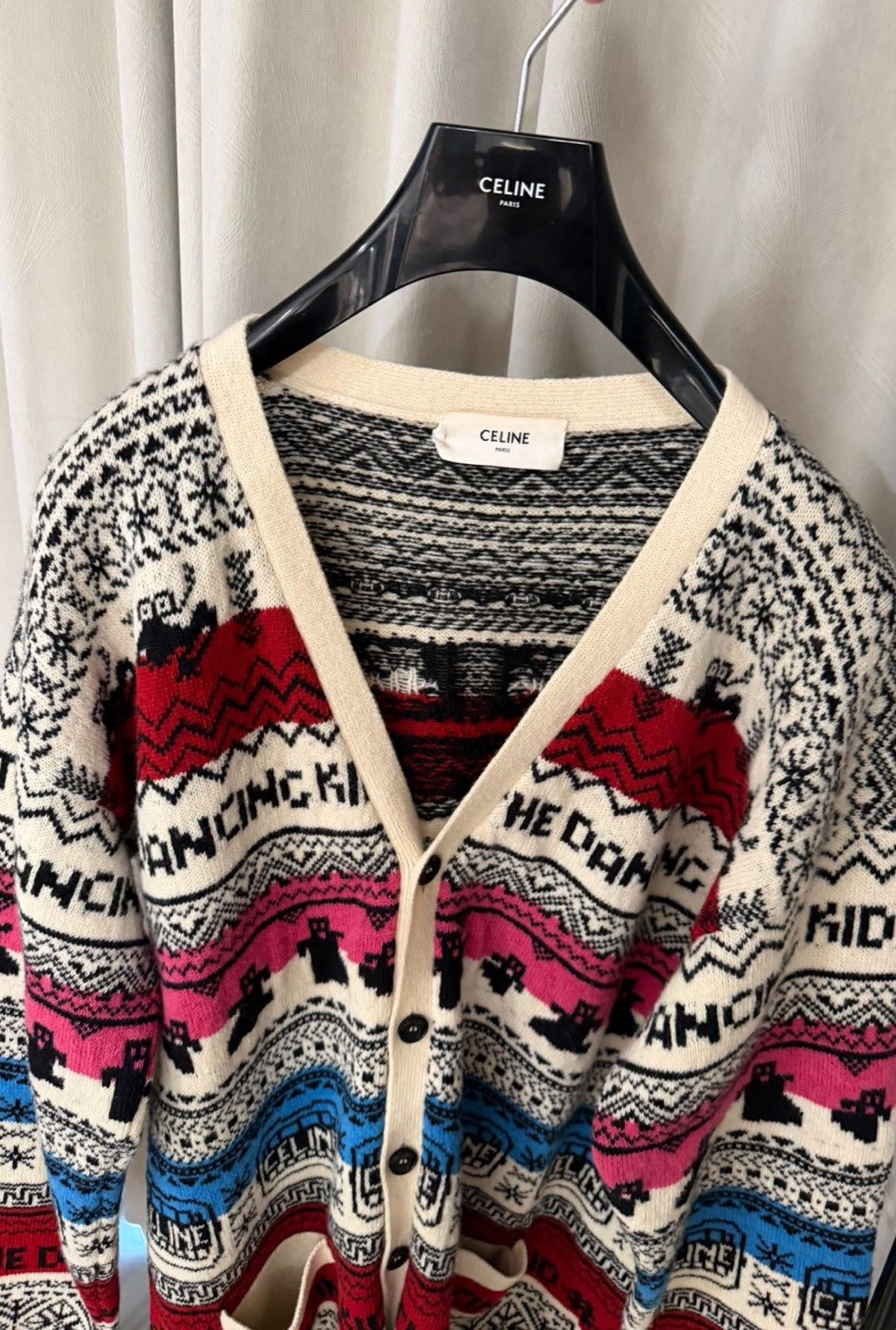 Celine CELINE 21SS “The Dancing Kid” Runway Knit Cardigan Size US M / EU 48-50 / 2 - 4 Thumbnail