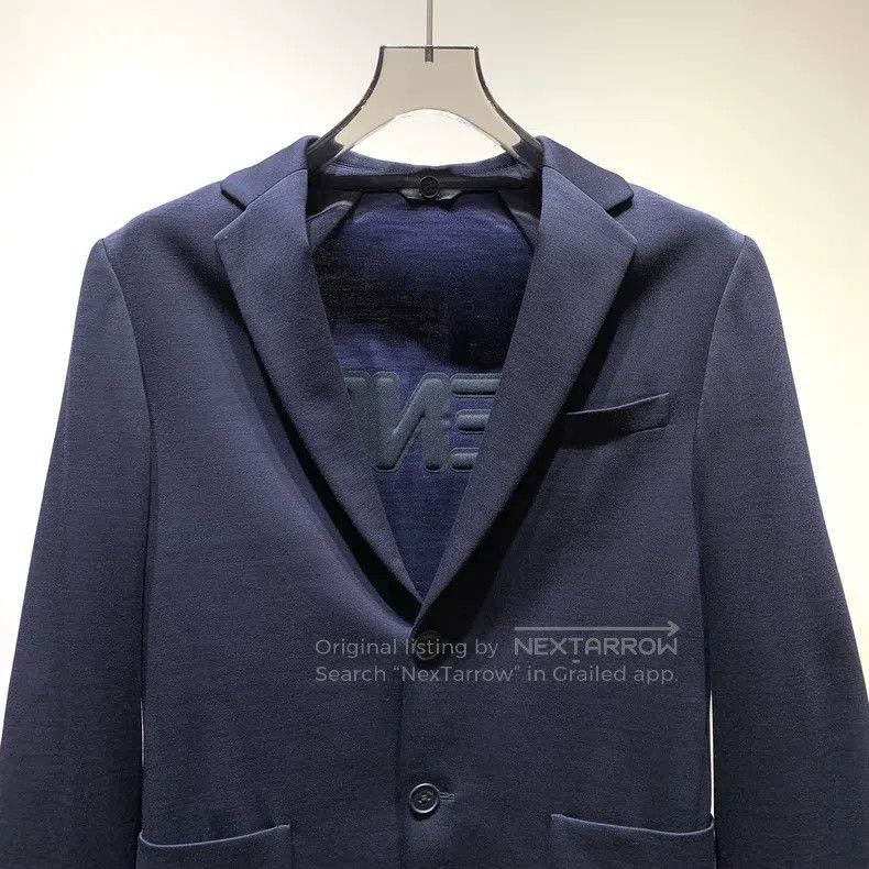 Fendi Fendi Solid color back logo single-breasted long sleeve su Size 46L - 5 Thumbnail