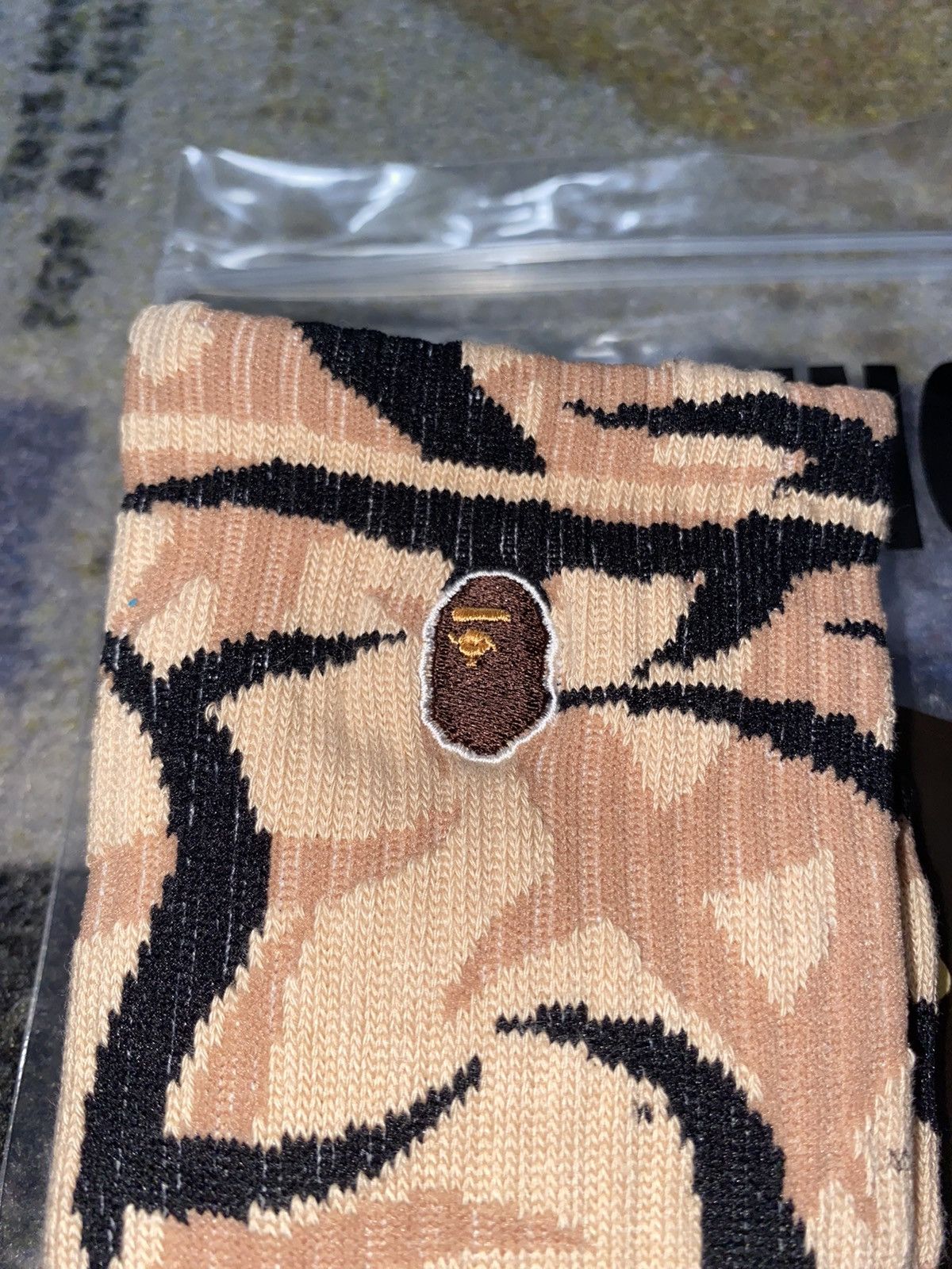 Bape Bape Camo Crew Socks (LARGE) Size ONE SIZE - 3 Thumbnail