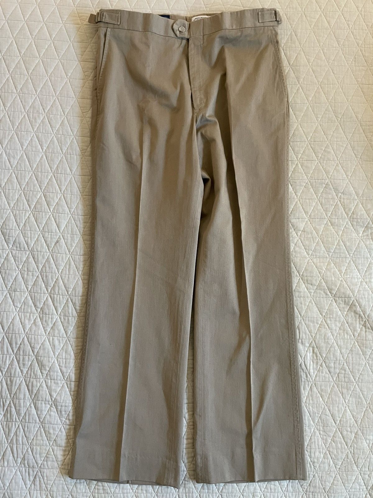 Lands' End × Vintage Flat Front Twill Chino Pant Size US 36 / EU 52 - 6 Thumbnail