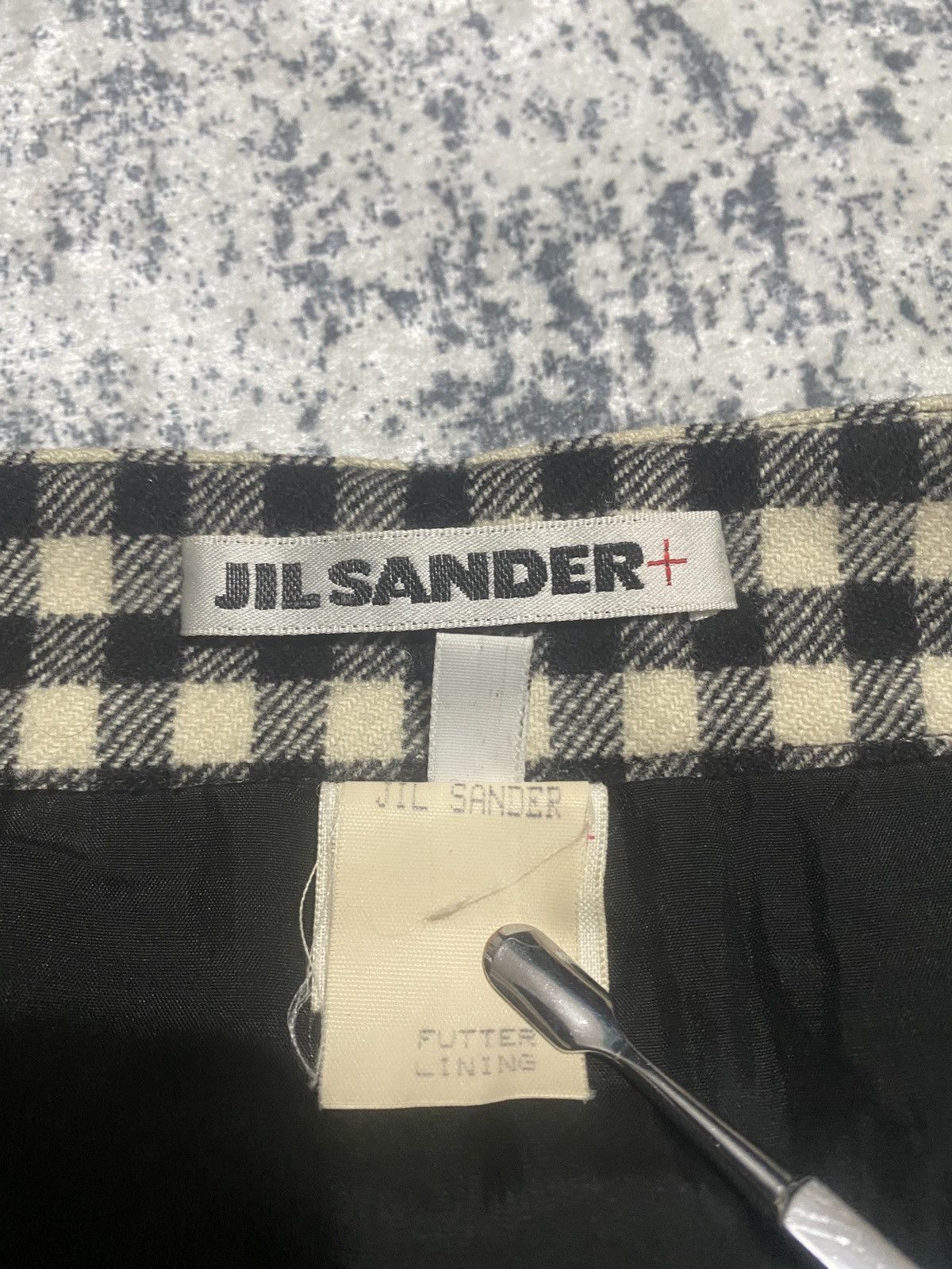 Designer × Jil Sander Jil sander designer tartan wool skirt Size 30" / US 8 / IT 44 - 3 Thumbnail