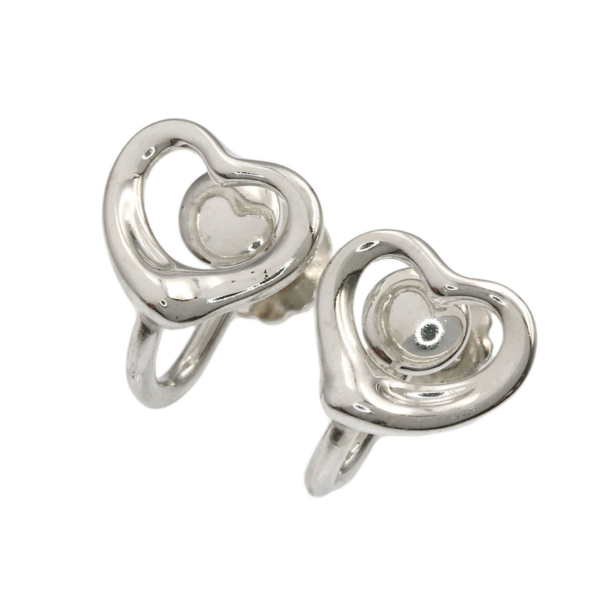 Tiffany & Co. Tiffany & Co. Open Heart Earrings, Silver, Women's. Size ONE SIZE - 1 Thumbnail
