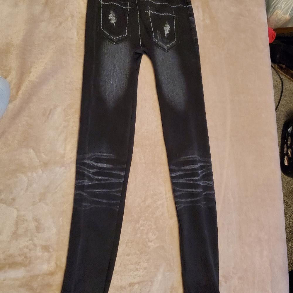 Designer Leggings size Small. Size 28" / US 6 / IT 42 - 3 Thumbnail