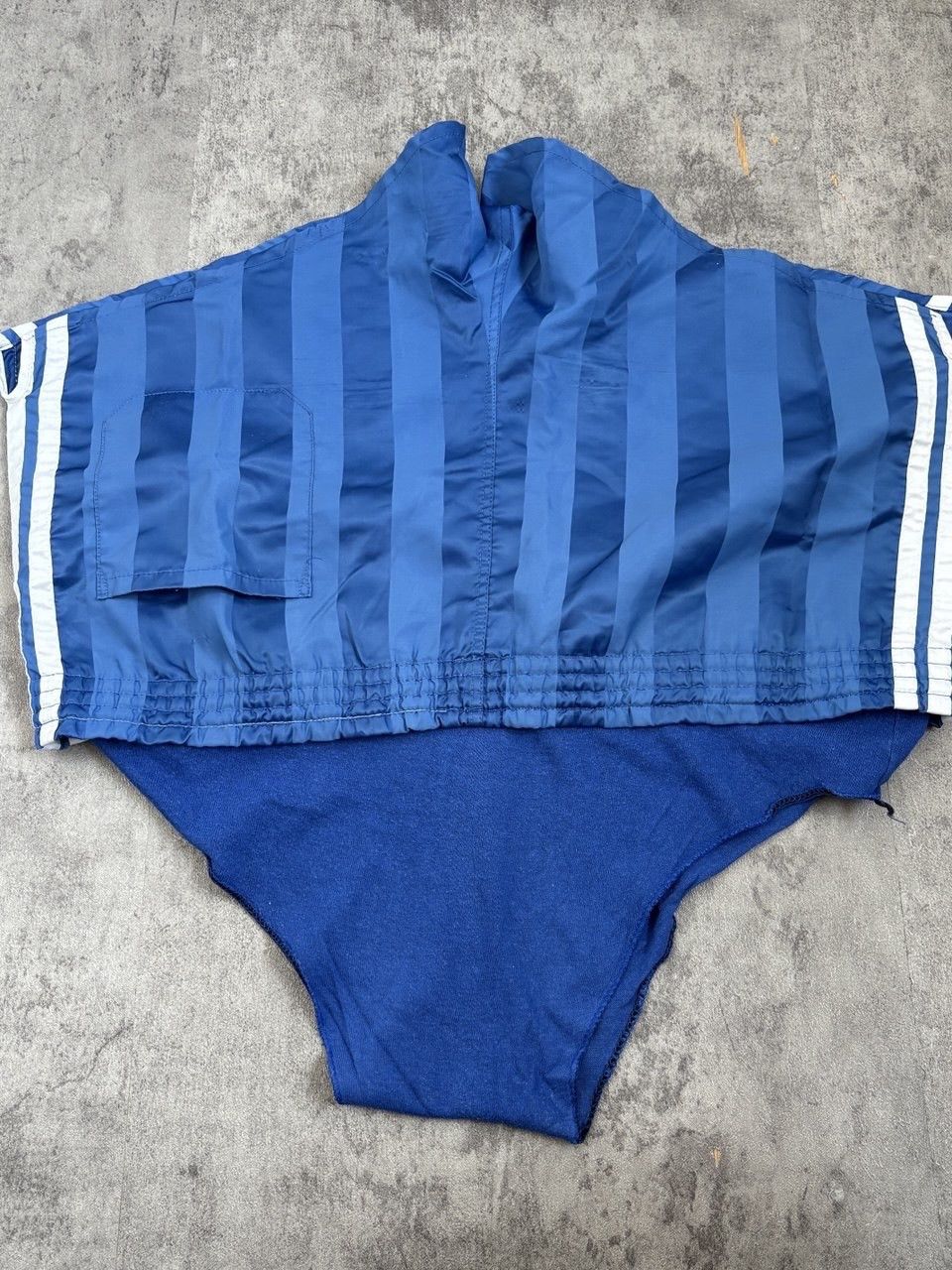 Adidas Vintage 1980's Adidas West Germany Striped Nylon Shorts Blue Size US 36 / EU 52 - 12 Thumbnail