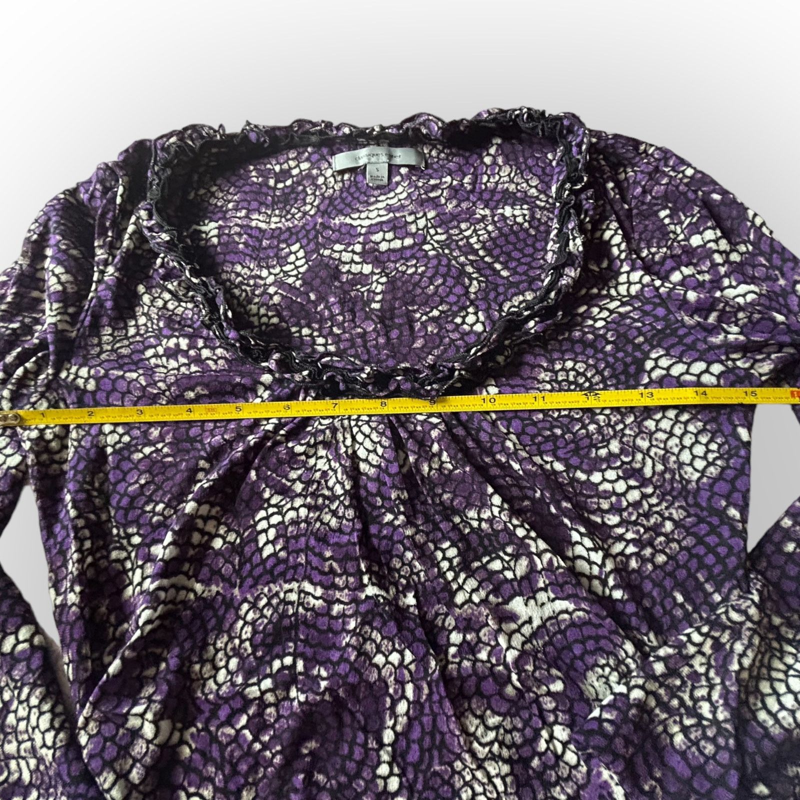 Other Women’s Purple & Black Classiques Entier Blouse | Size Small Size S / US 4 / IT 40 - 3 Thumbnail