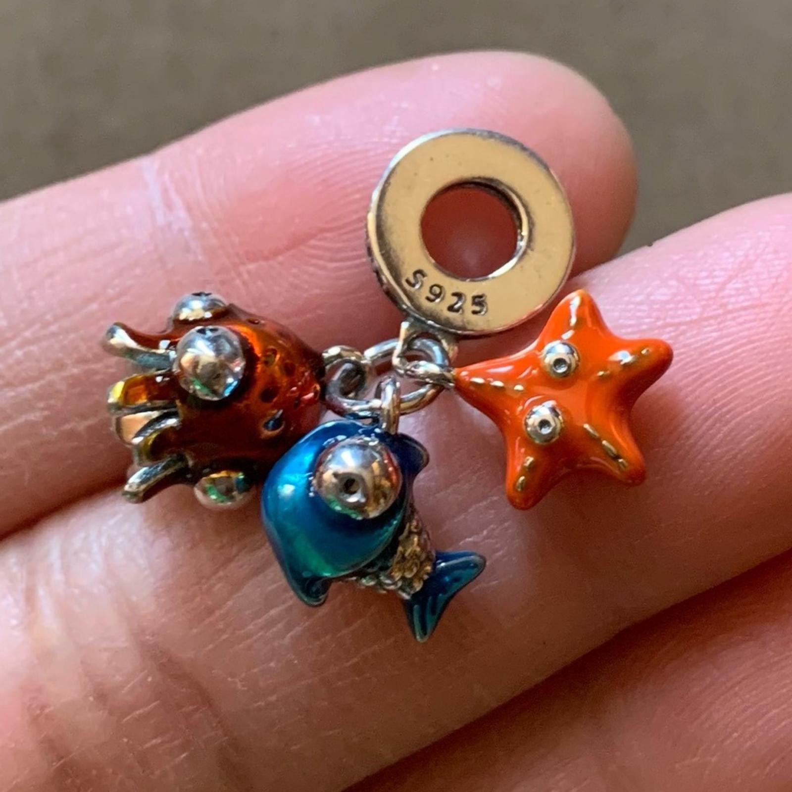 Other NWOT Colorful Ocean Friends Dangle Charm Sterling Silver 925 Size ONE SIZE - 5 Thumbnail