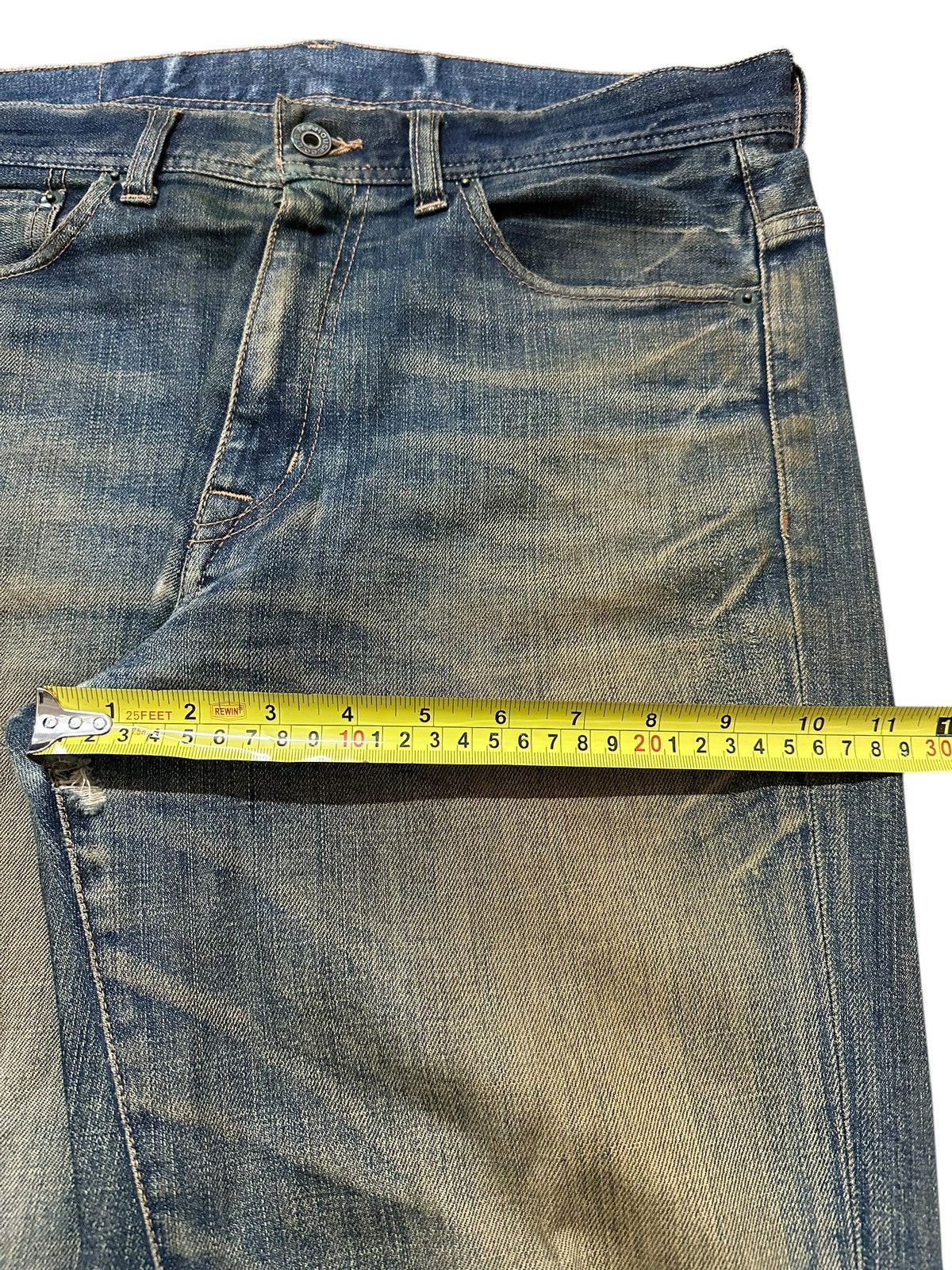 ABAHOUSE Vintage Japanese Abahouse Mud Wash Style Jeans Size US 33 - 15 Thumbnail