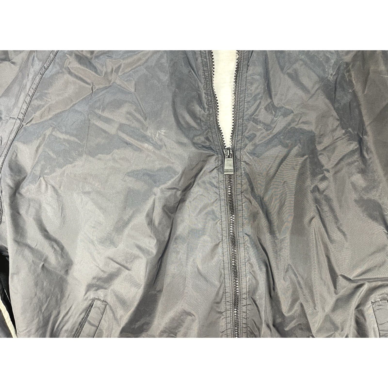 Croft & Barrow VINTAGE Croft & Barrow Windbreaker Jacket Black Zip Up Hooded L Unisex Adults Size L / US 10 / IT 46 - 3 Thumbnail