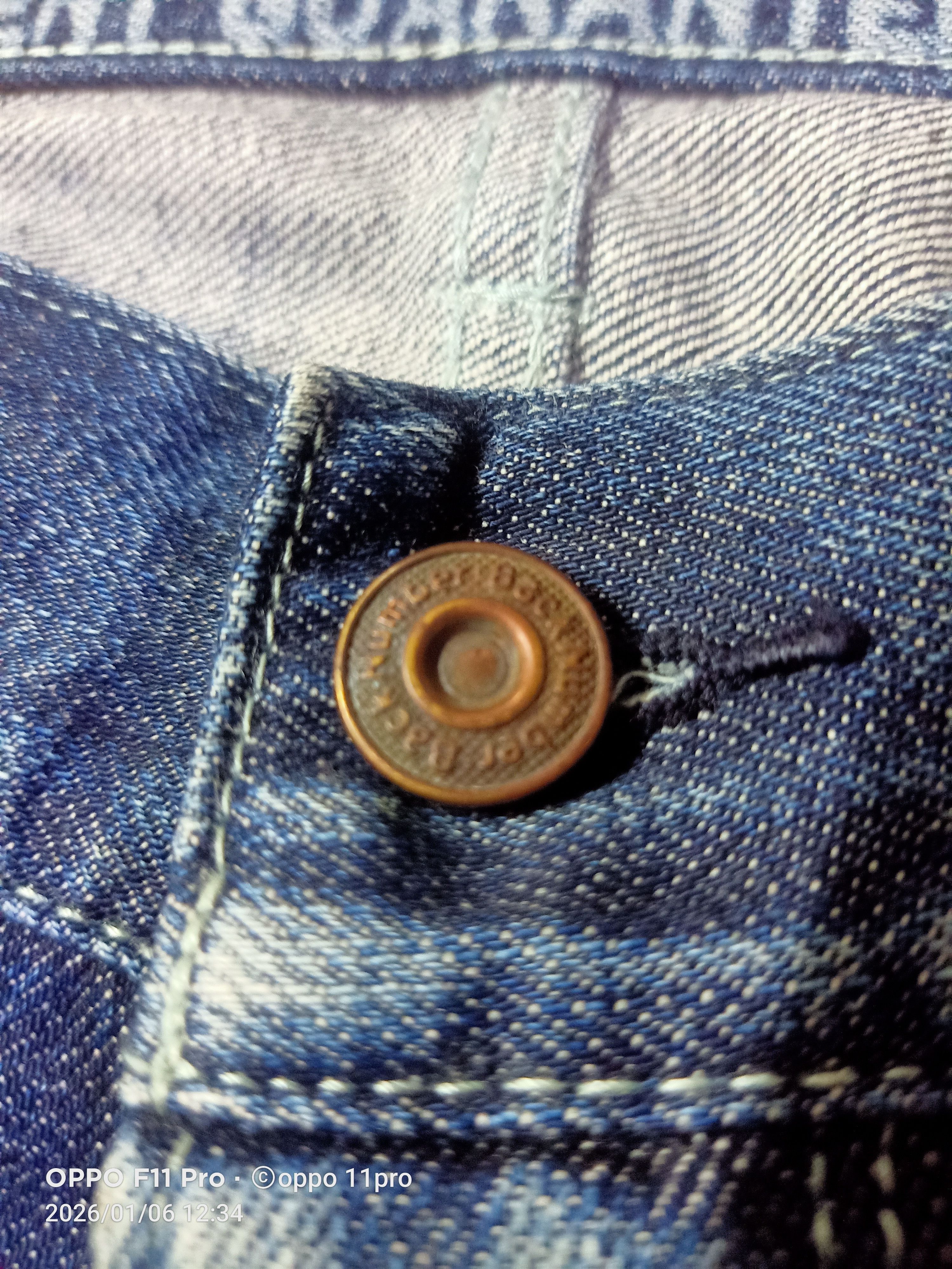 Japanese Brand 🌟Back Number EveryGarment Gurantee Men Denim 🌟 Size US 35 - 4 Thumbnail