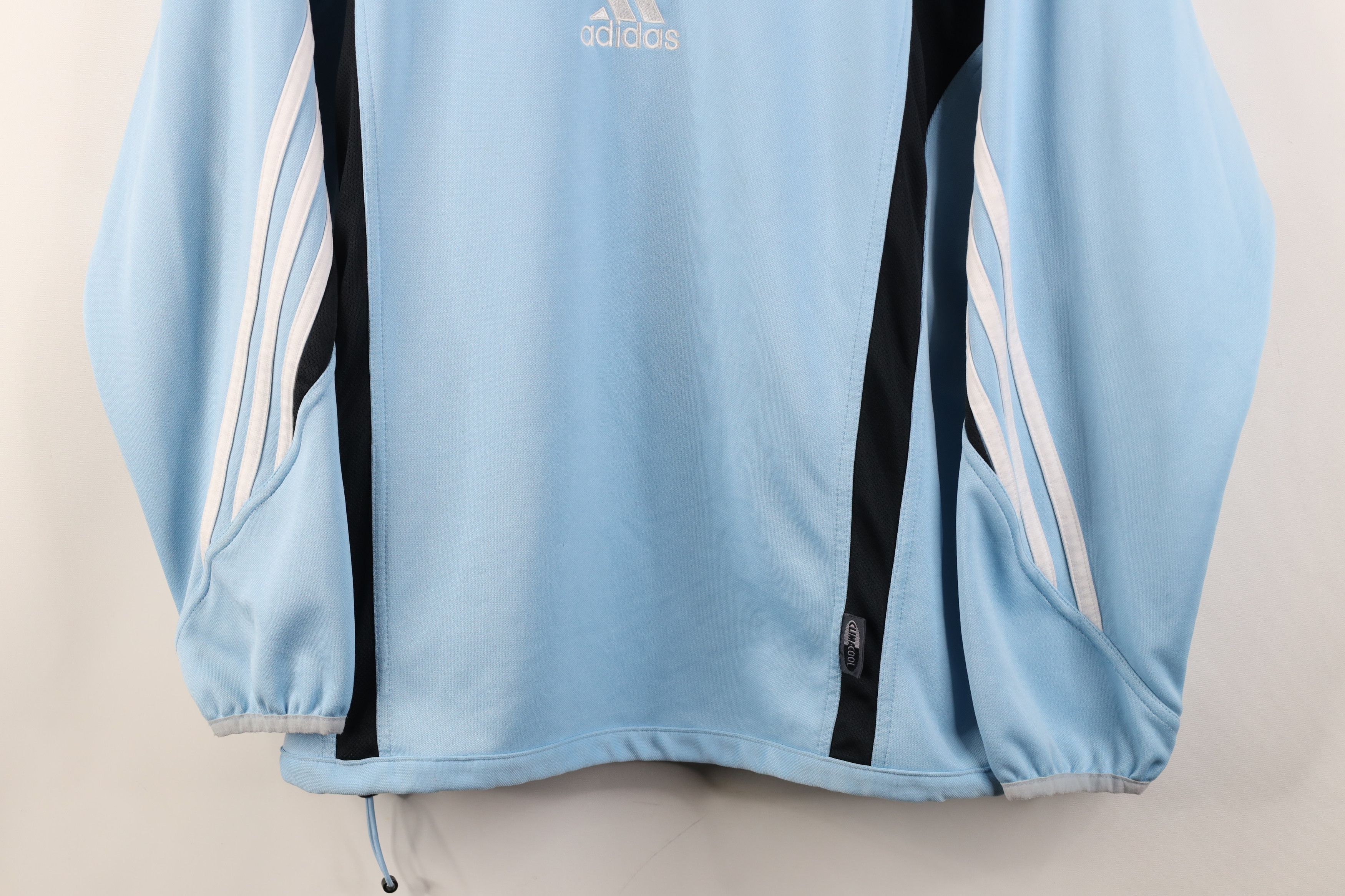 Adidas Vintage Adidas Logo Knit Pullover Jacket Soccer Argentina Size US L / EU 52-54 / 3 - 3 Thumbnail