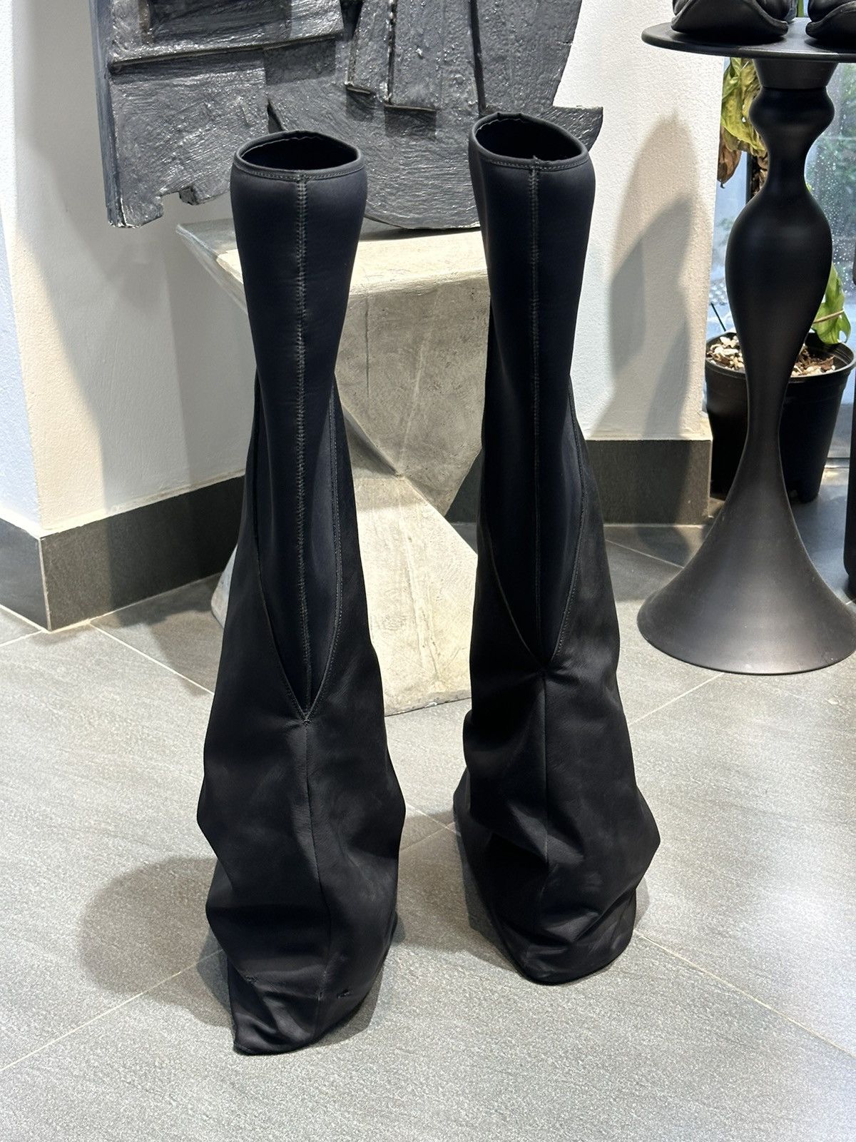 Rick Owens Drkshdw Rick Owens DRKSHDW Fetish knee high Boots Size US 8 / EU 41 - 4 Thumbnail