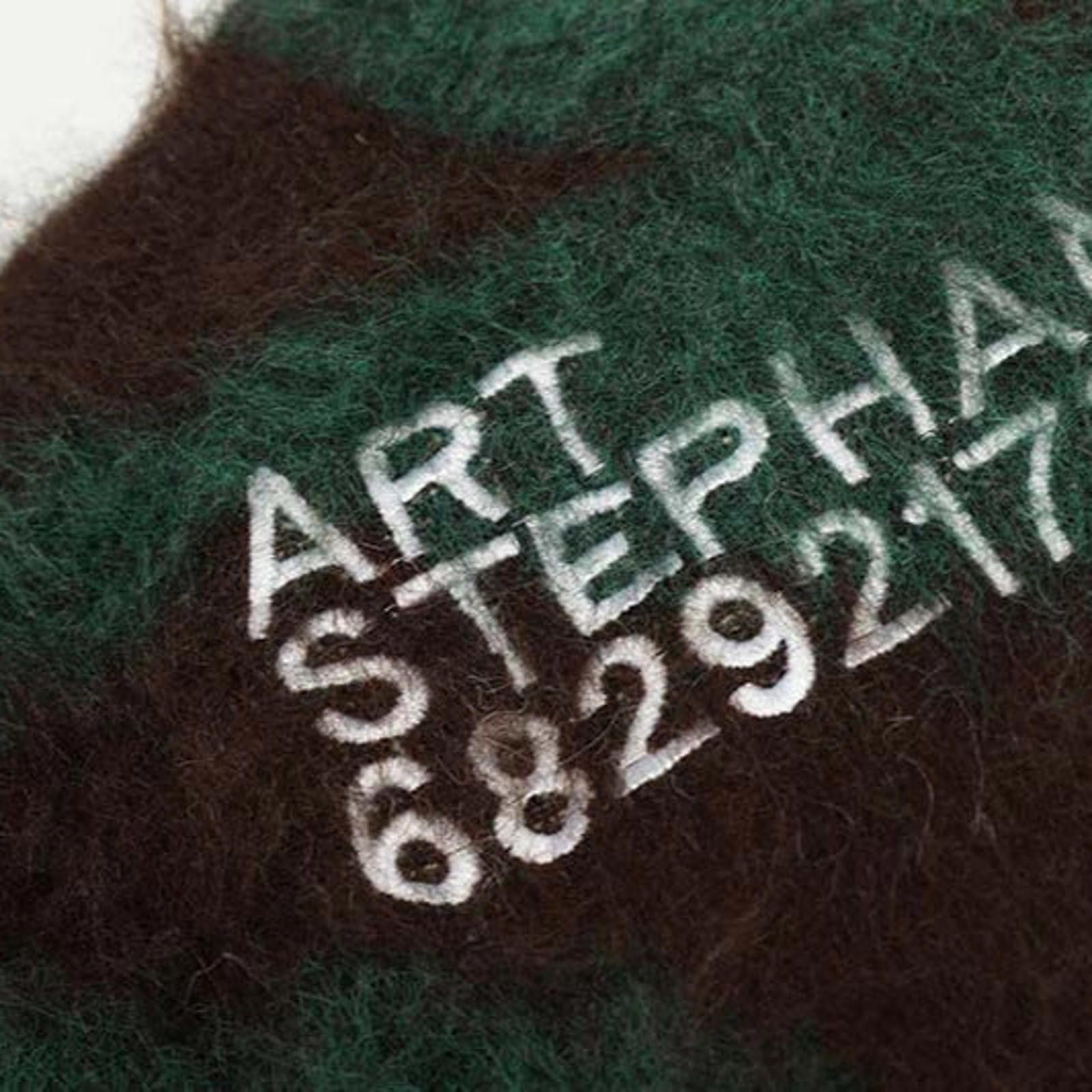 Other Green Brown Fuzzy Camouflage Crewneck Sweater Size US L / EU 52-54 / 3 - 2 Thumbnail