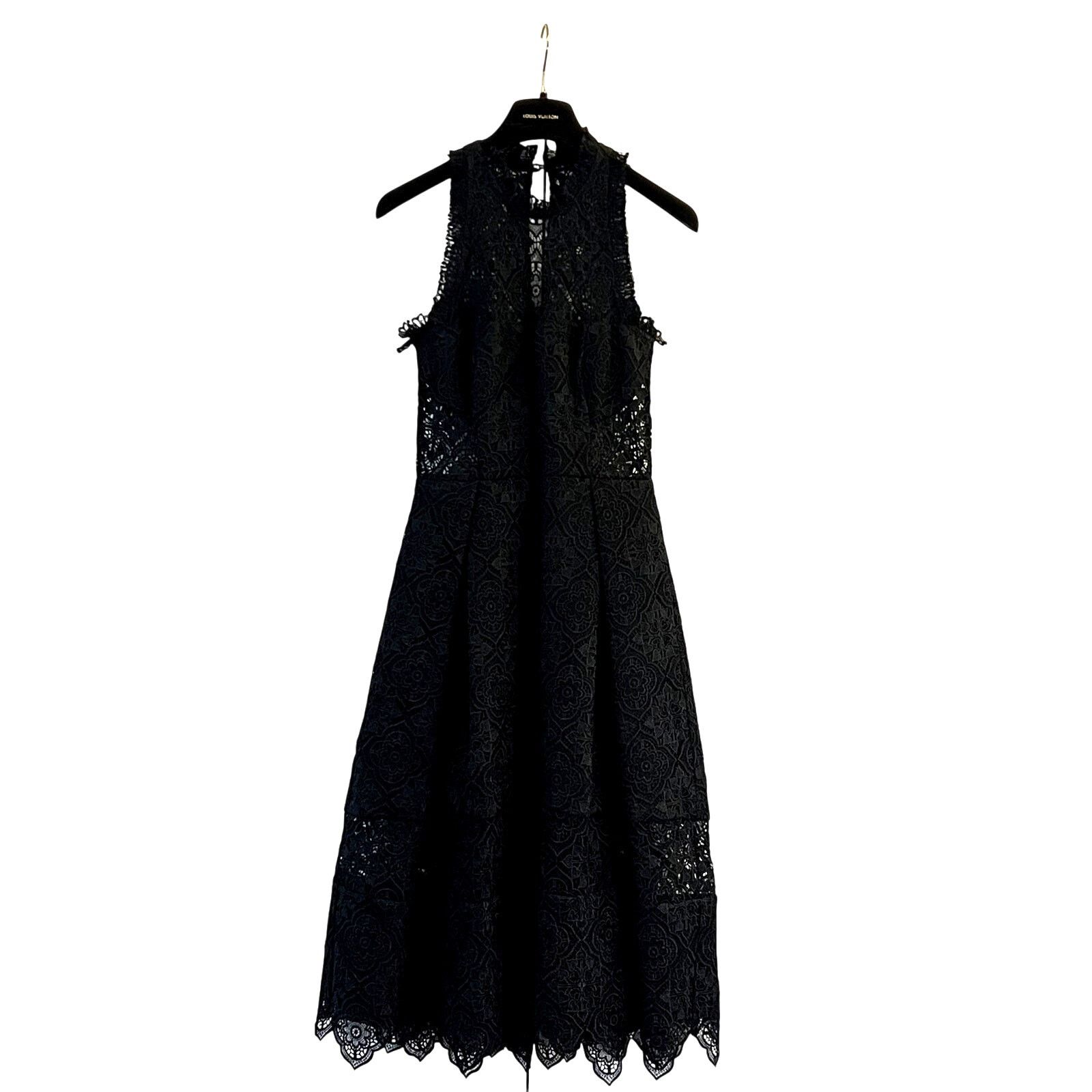 cosmic aura black lace slit maxi dress Celestial Multi-Wrap Lace Maxi Dress (Black) – Southern Alternative main image 1
