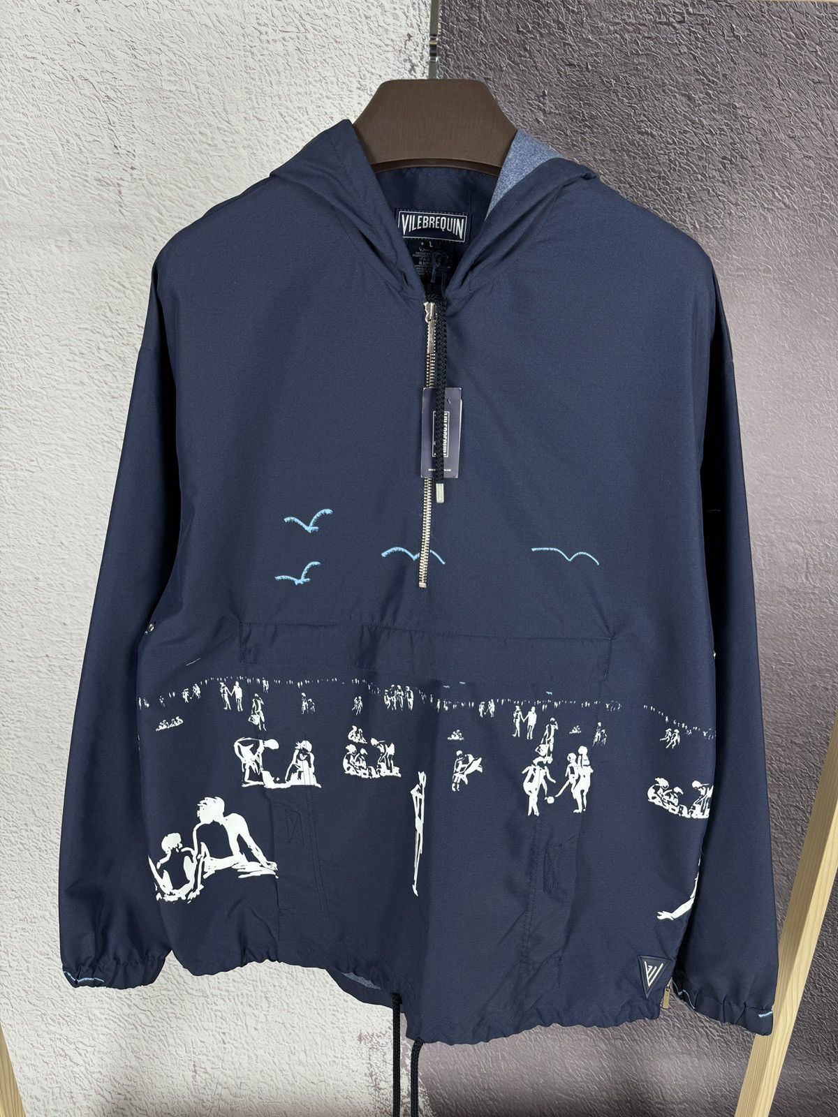 Vilebrequin VILEBREQUIN 'Jayak' Half Zip Hooded Jacket Size US L / EU 52-54 / 3 - 2 Thumbnail