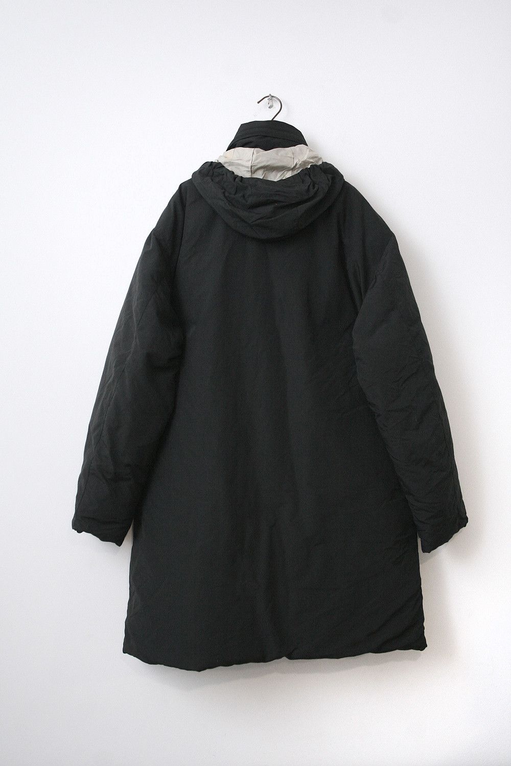 Armani Vintage Armani Jeans Down Puffer Parka Coat Black Jacket Size US L / EU 52-54 / 3 - 3 Thumbnail